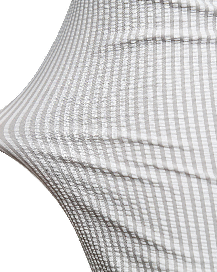 Athletic Fit Stretch Blazer - Grey & White Seersucker