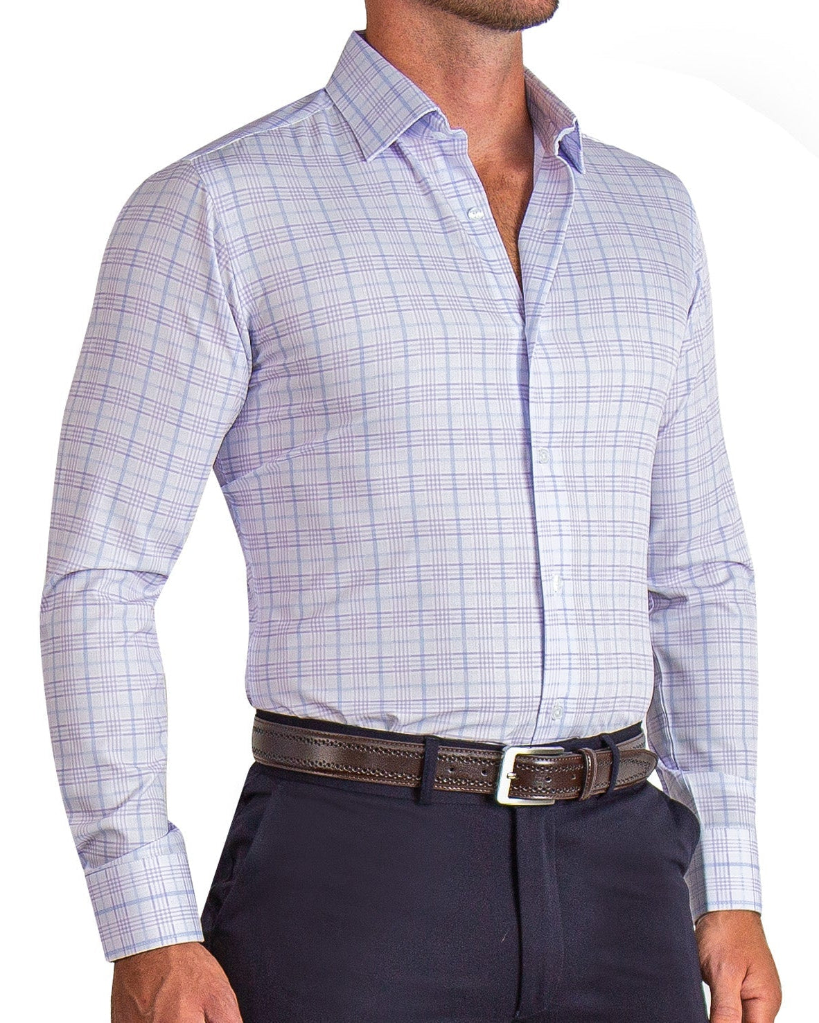 "The Lavender" Light & Dark Purple Plaid