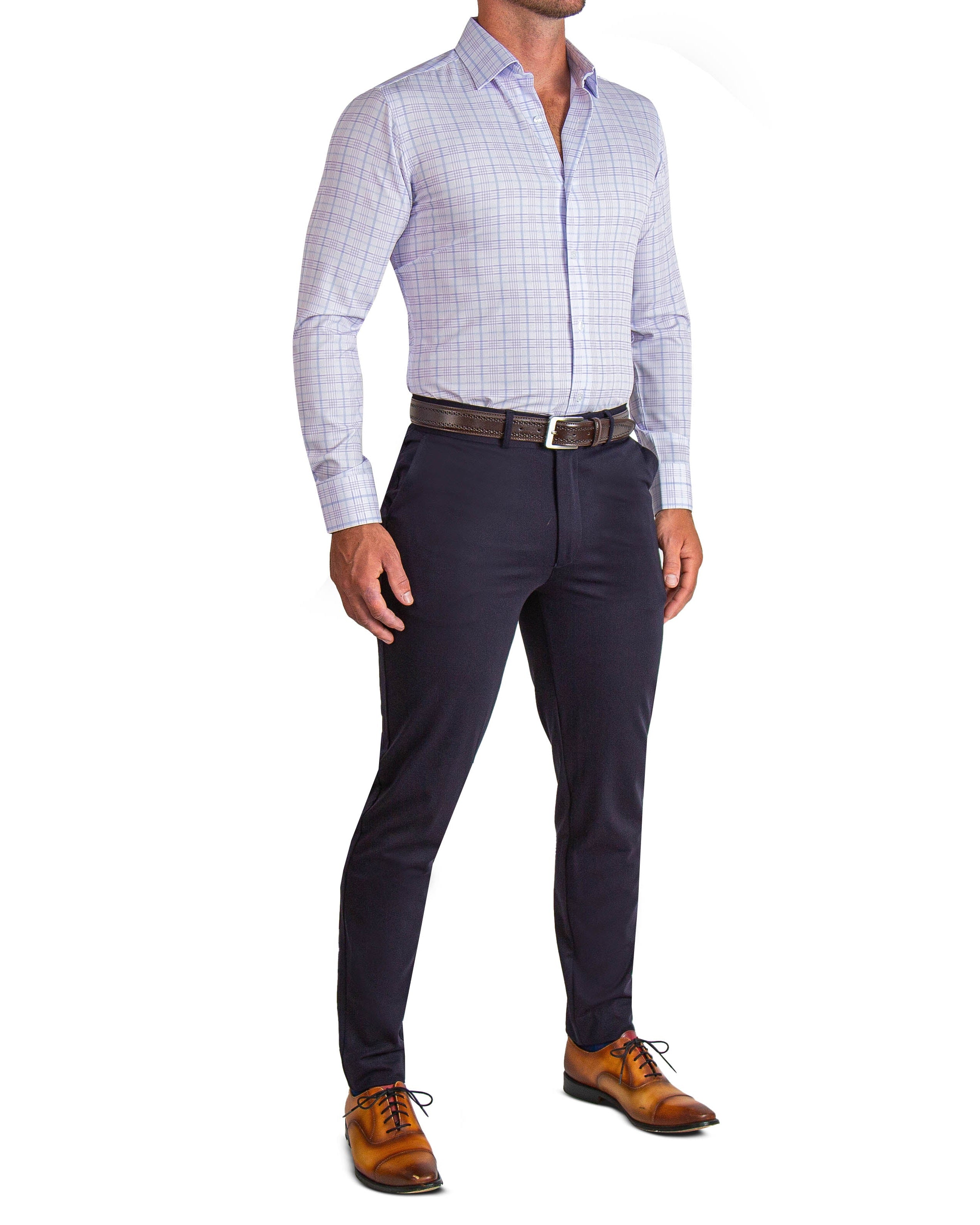 "The Lavender" Light & Dark Purple Plaid