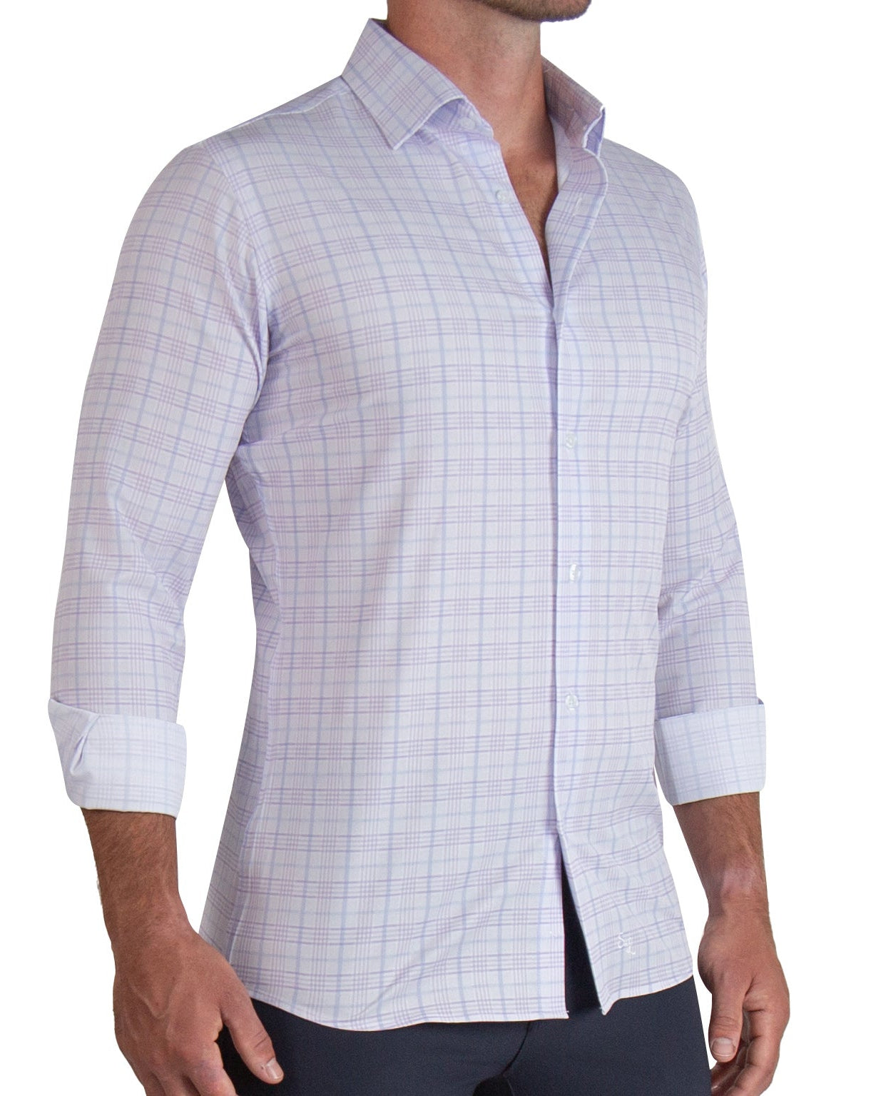 "The Lavender" Light & Dark Purple Plaid