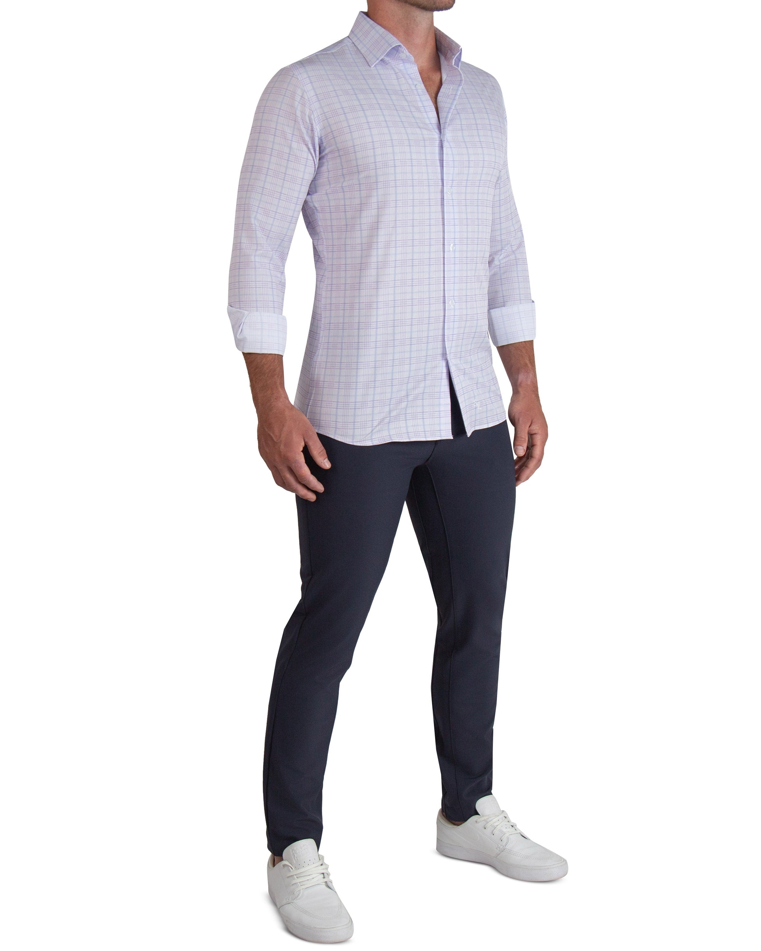 "The Lavender" Light & Dark Purple Plaid