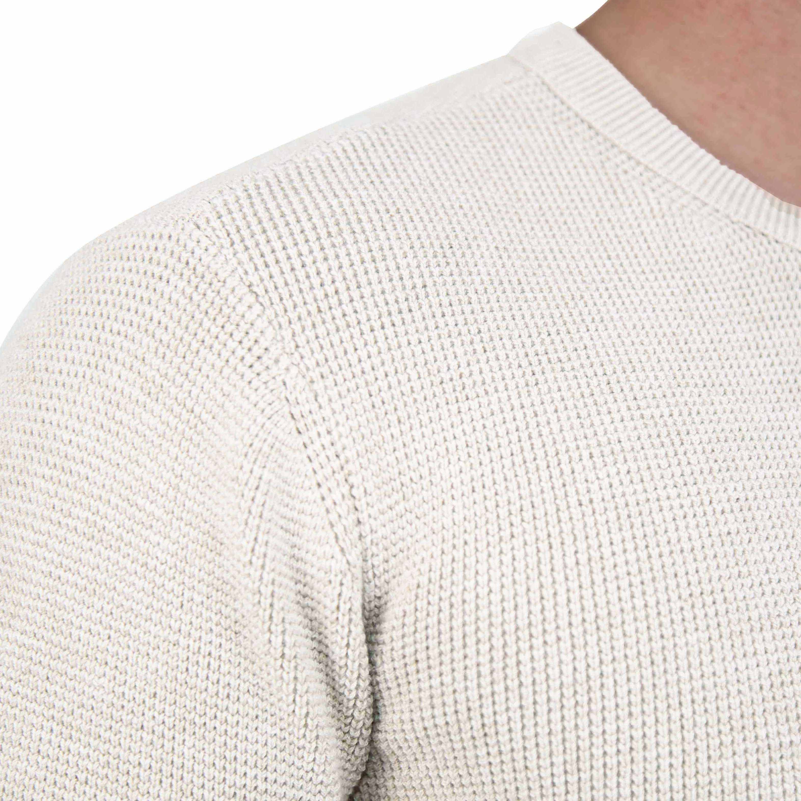 Heavy Knit Crewneck - Cream