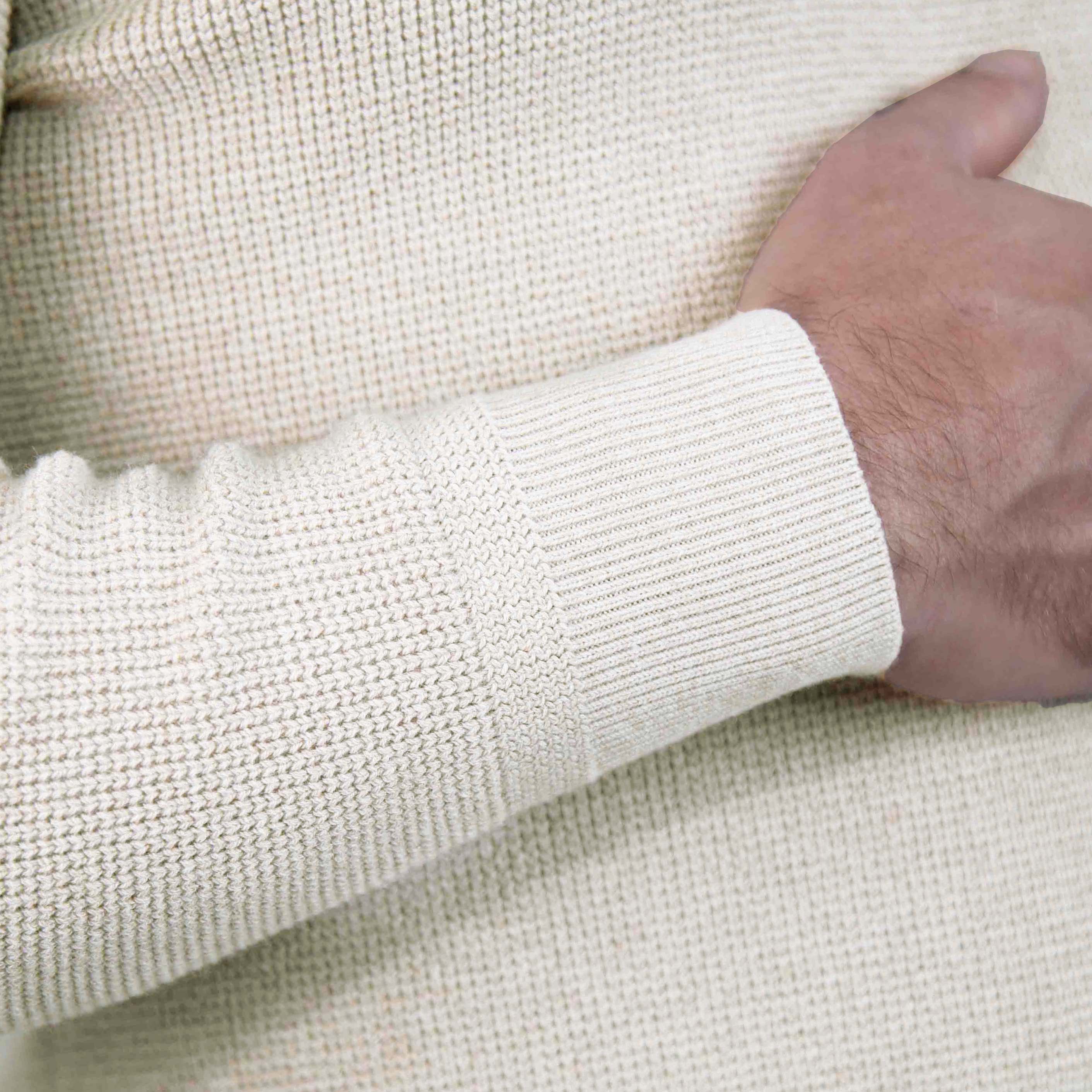 Heavy Knit Crewneck - Cream
