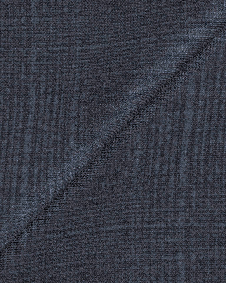 Close-up of dark gray textured fabric with a subtle pattern