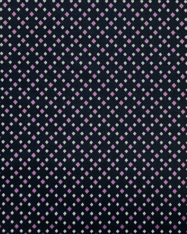 "The Bronx" Navy with Geo Mini Squares