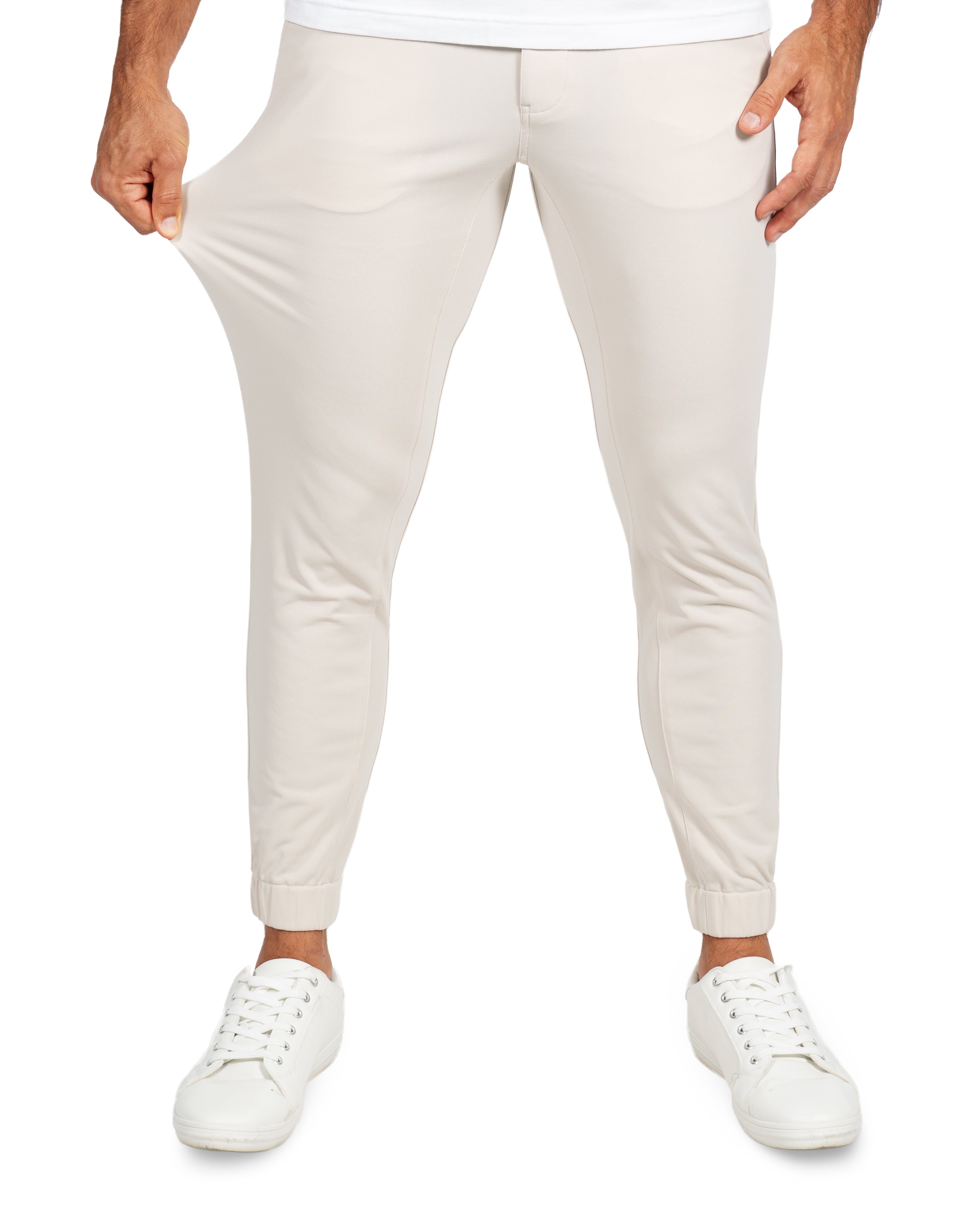 Chino Jogger - Cream