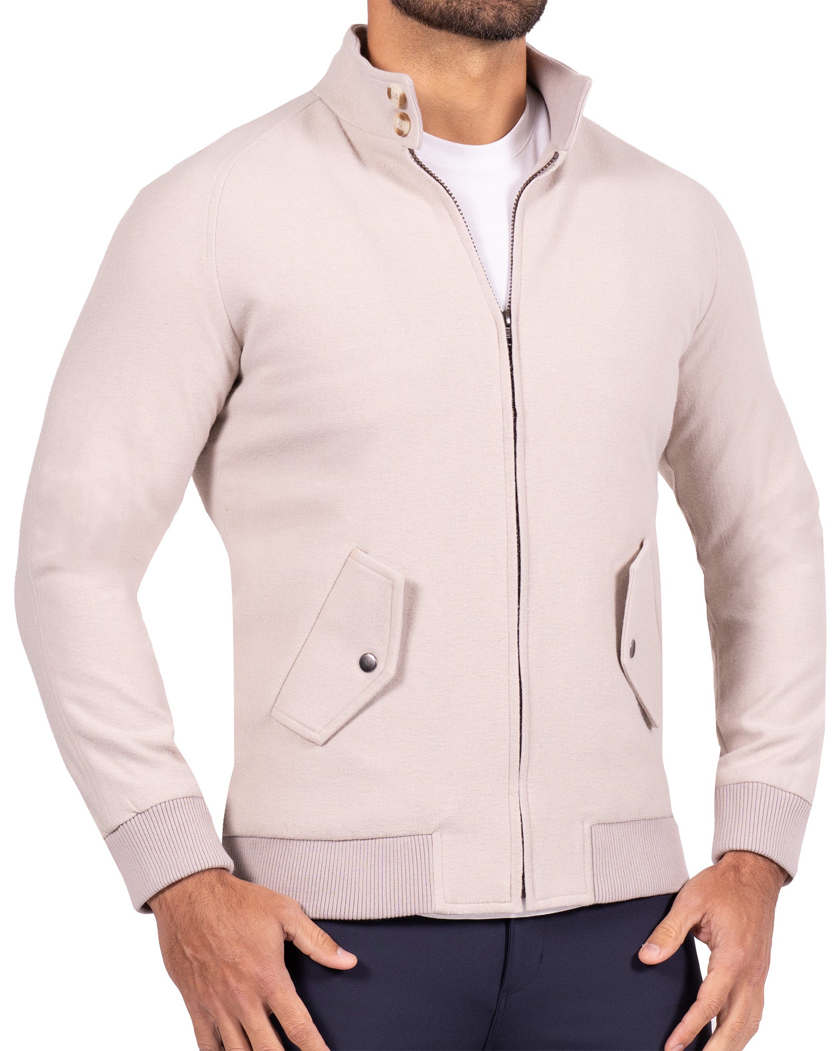 Brushed Bomber - Tan