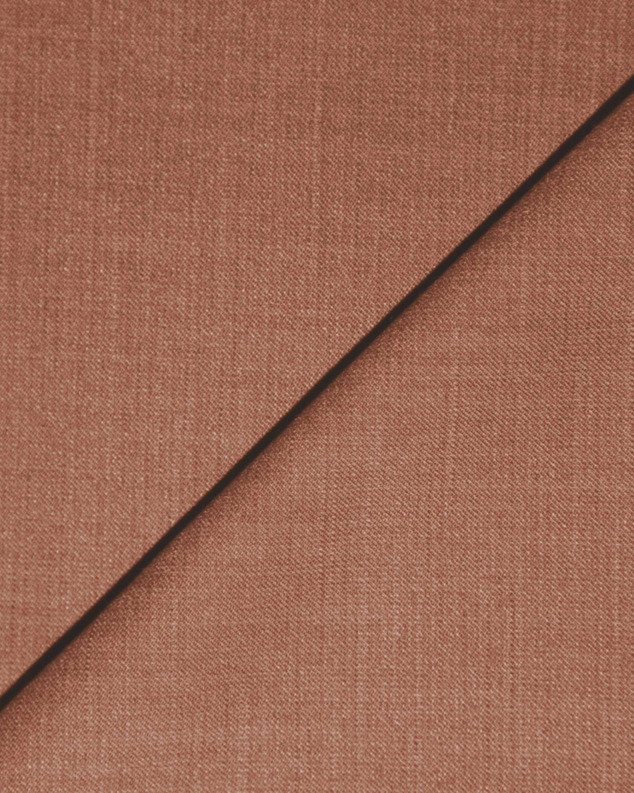 Athletic Fit Stretch Suit - Heathered Copper