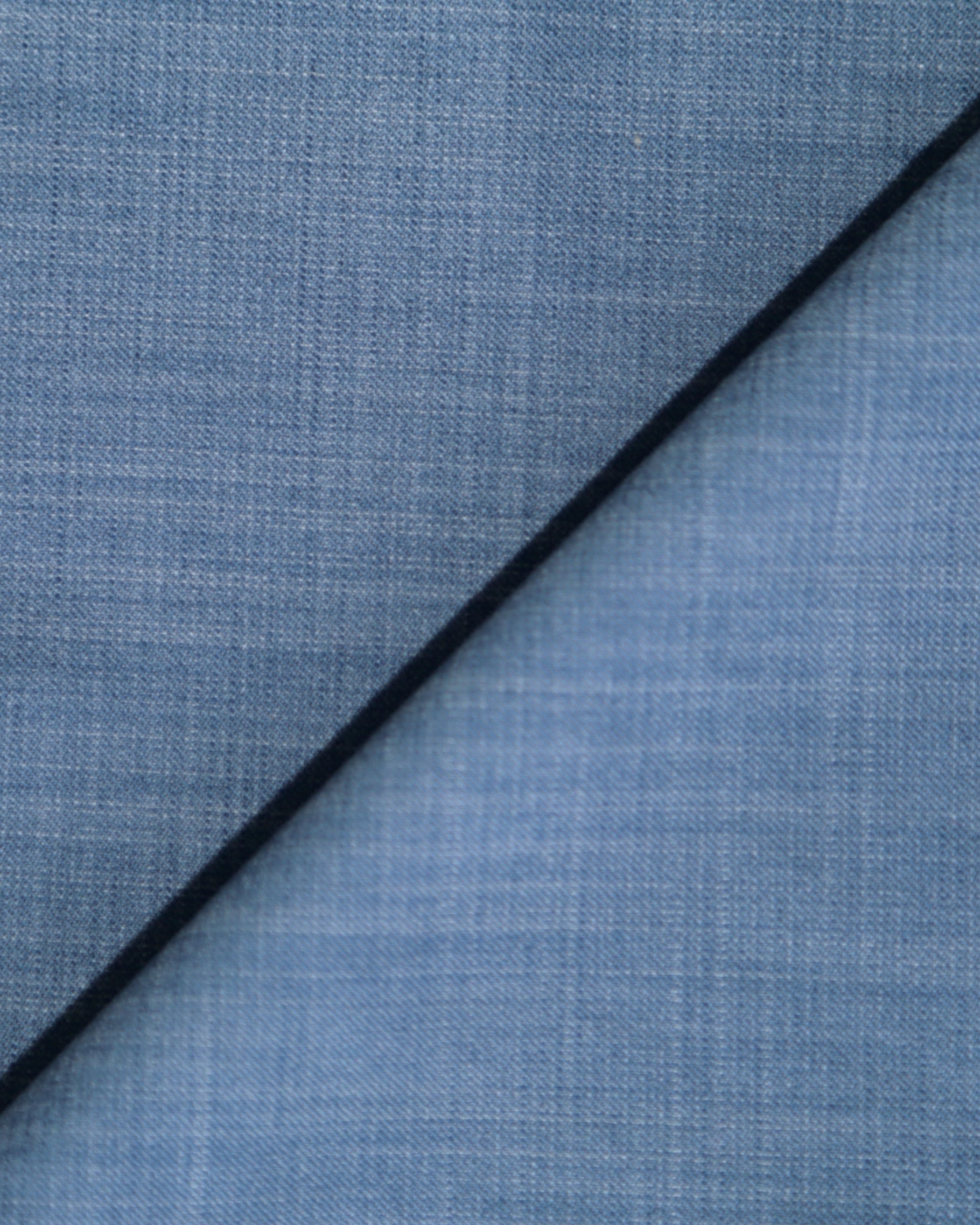 Athletic Fit Stretch Suit - Heathered Light Blue