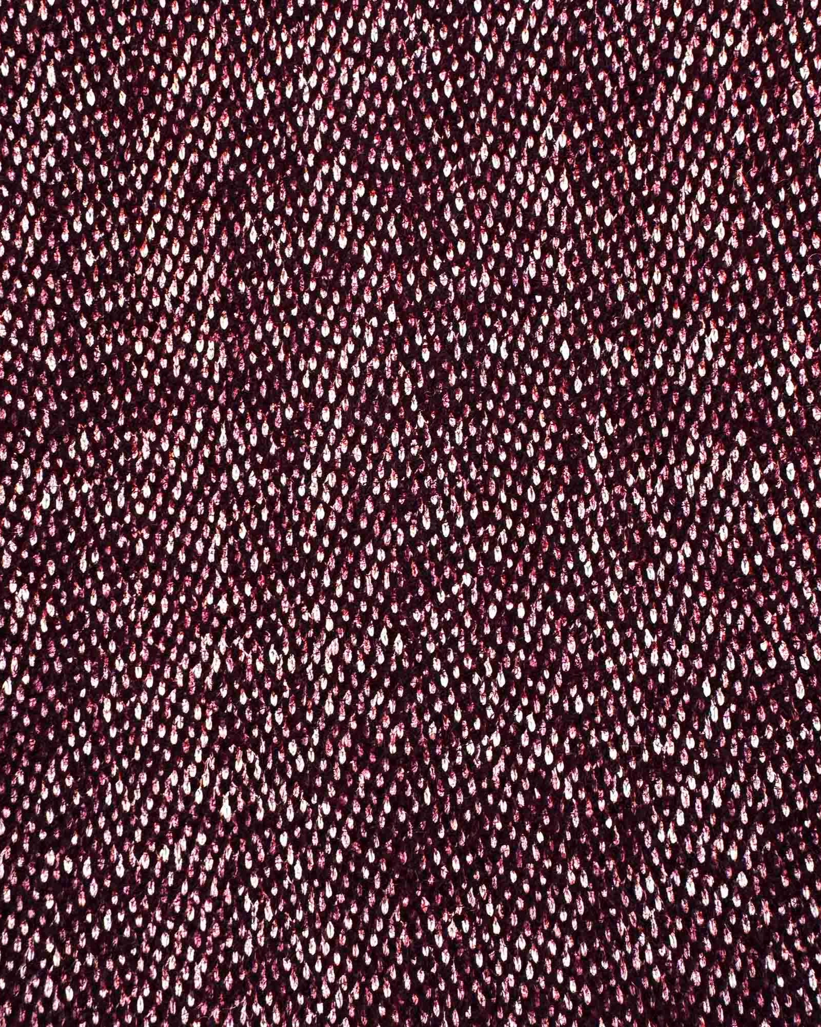 Maroon Herringbone Overcoat