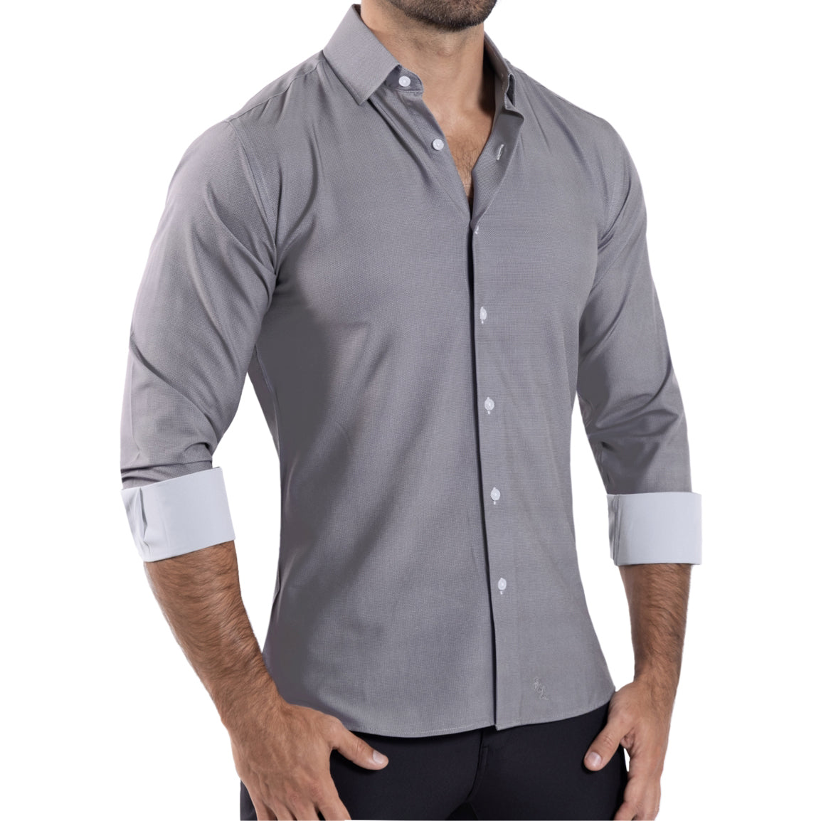 "The Mahoney" Dark Grey Weave