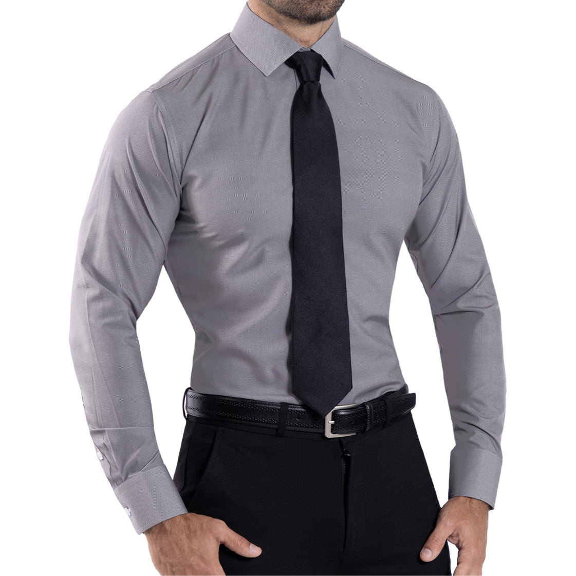 "The Mahoney" Dark Grey Weave