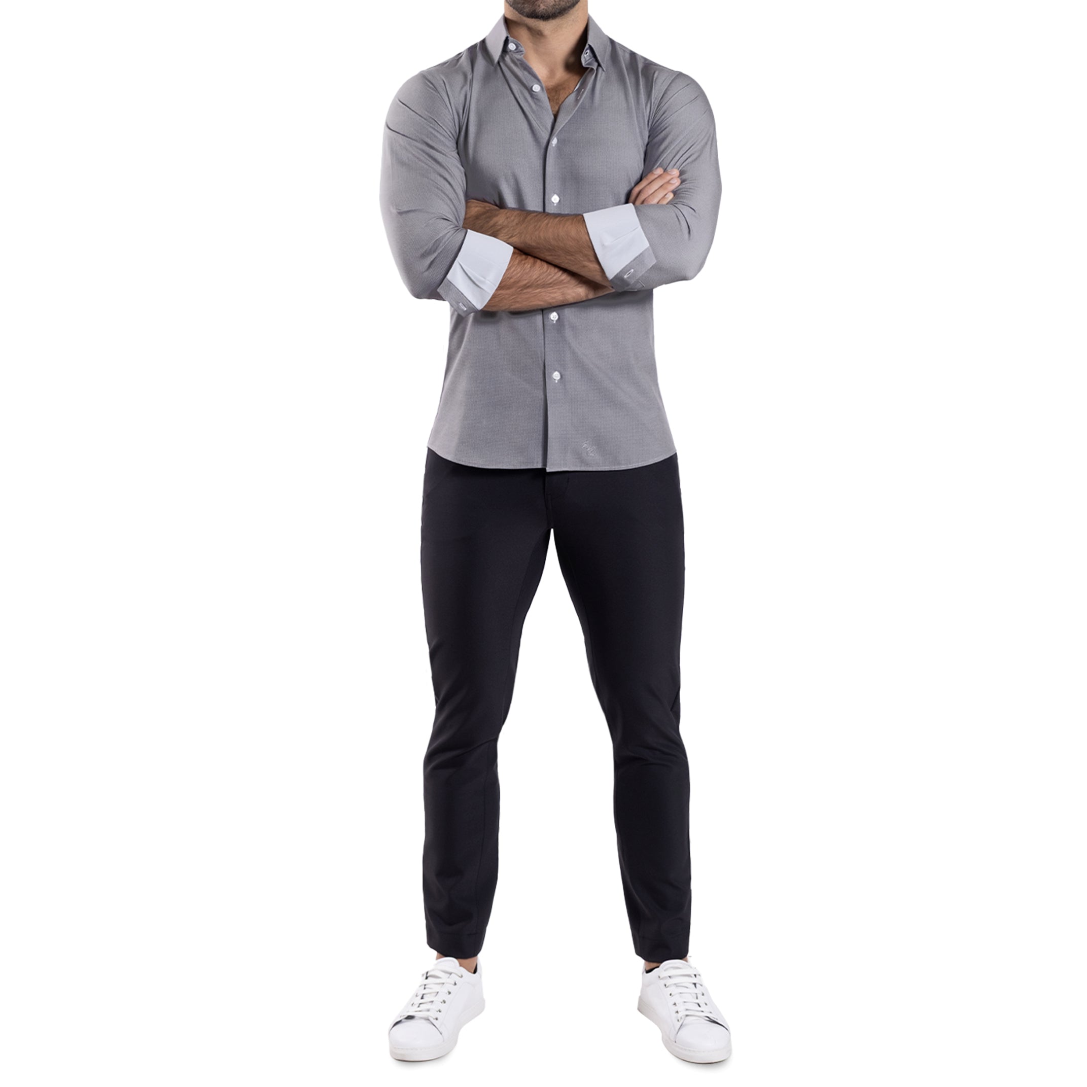 "The Mahoney" Dark Grey Weave