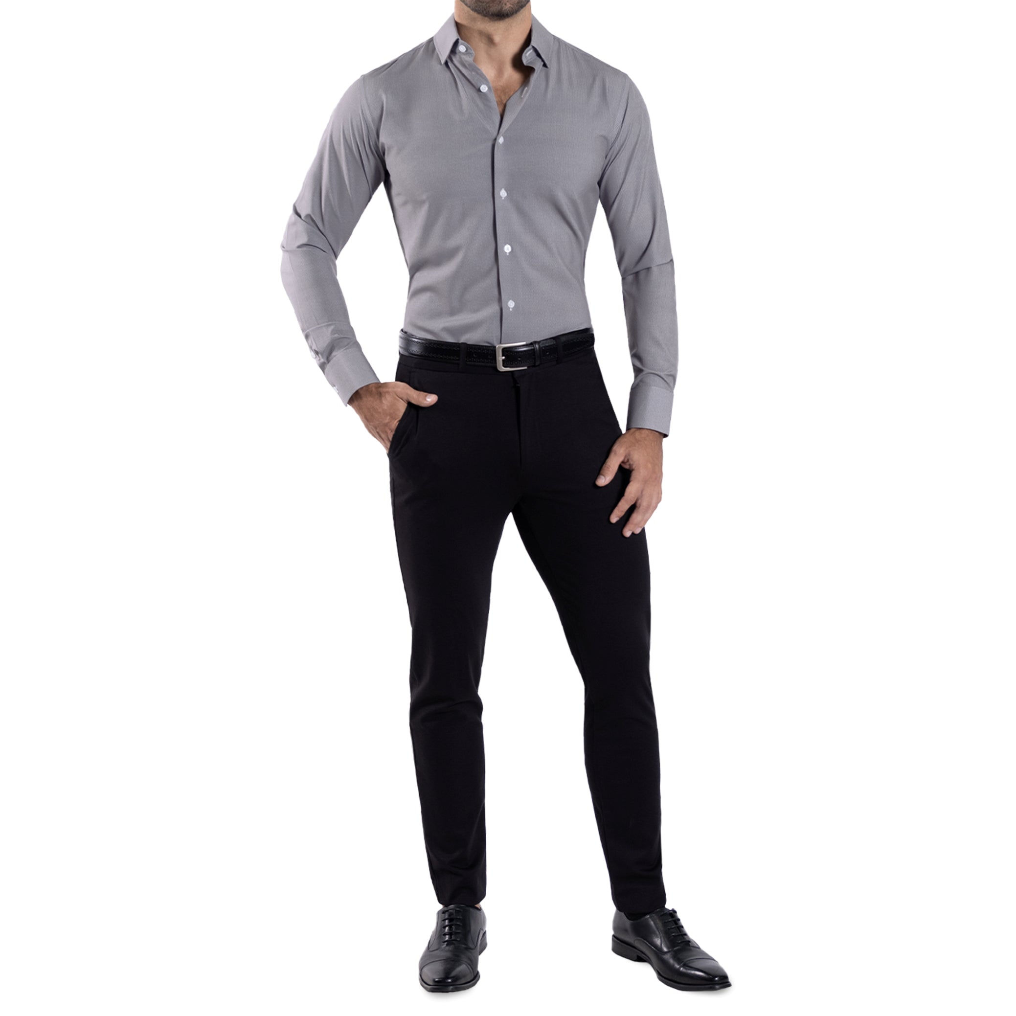 "The Mahoney" Dark Grey Weave
