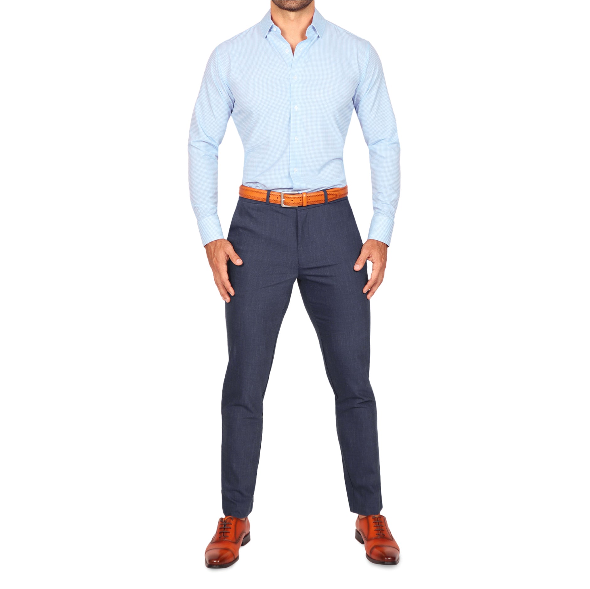 "The Nash" Baby Blue Gingham
