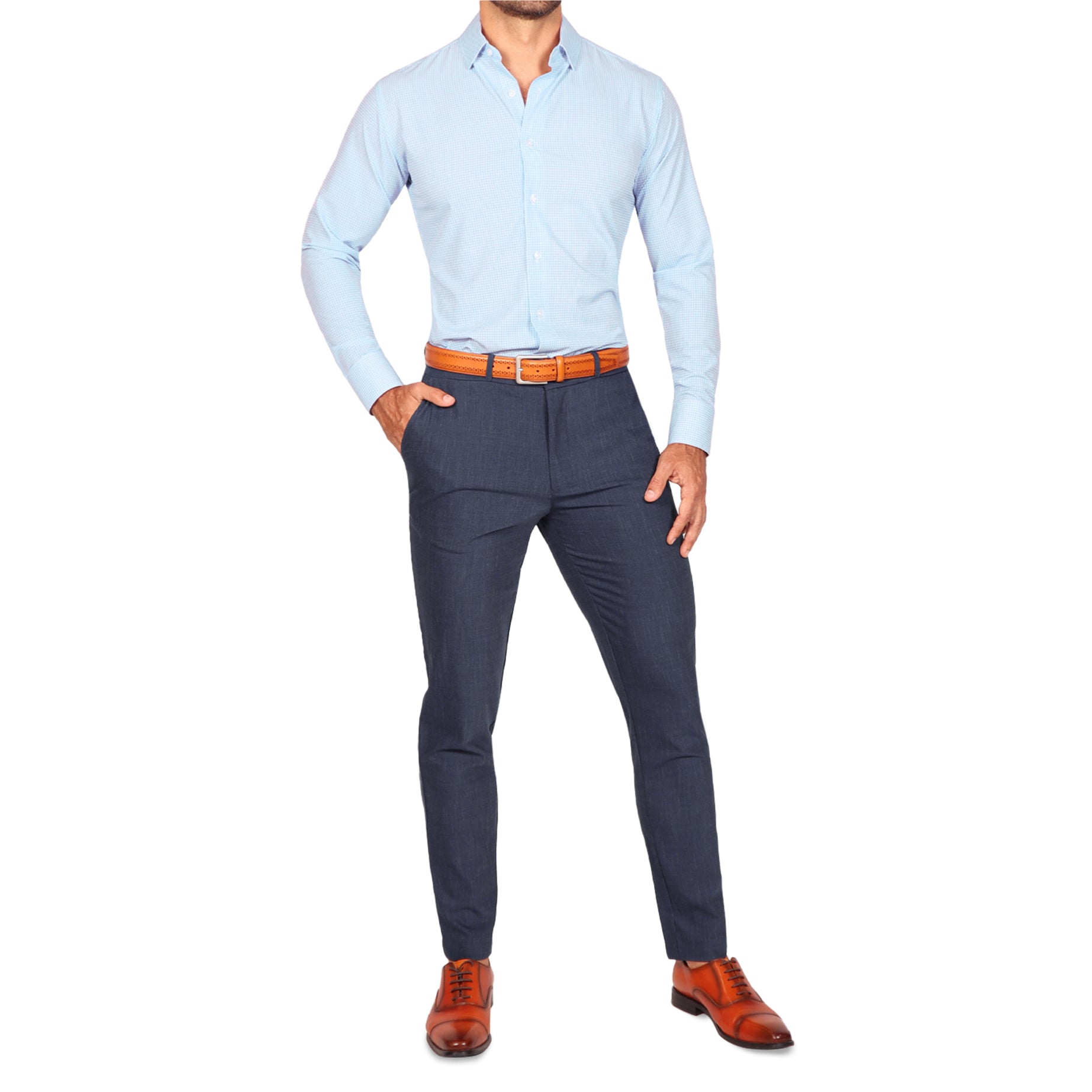 "The Nash" Baby Blue Gingham