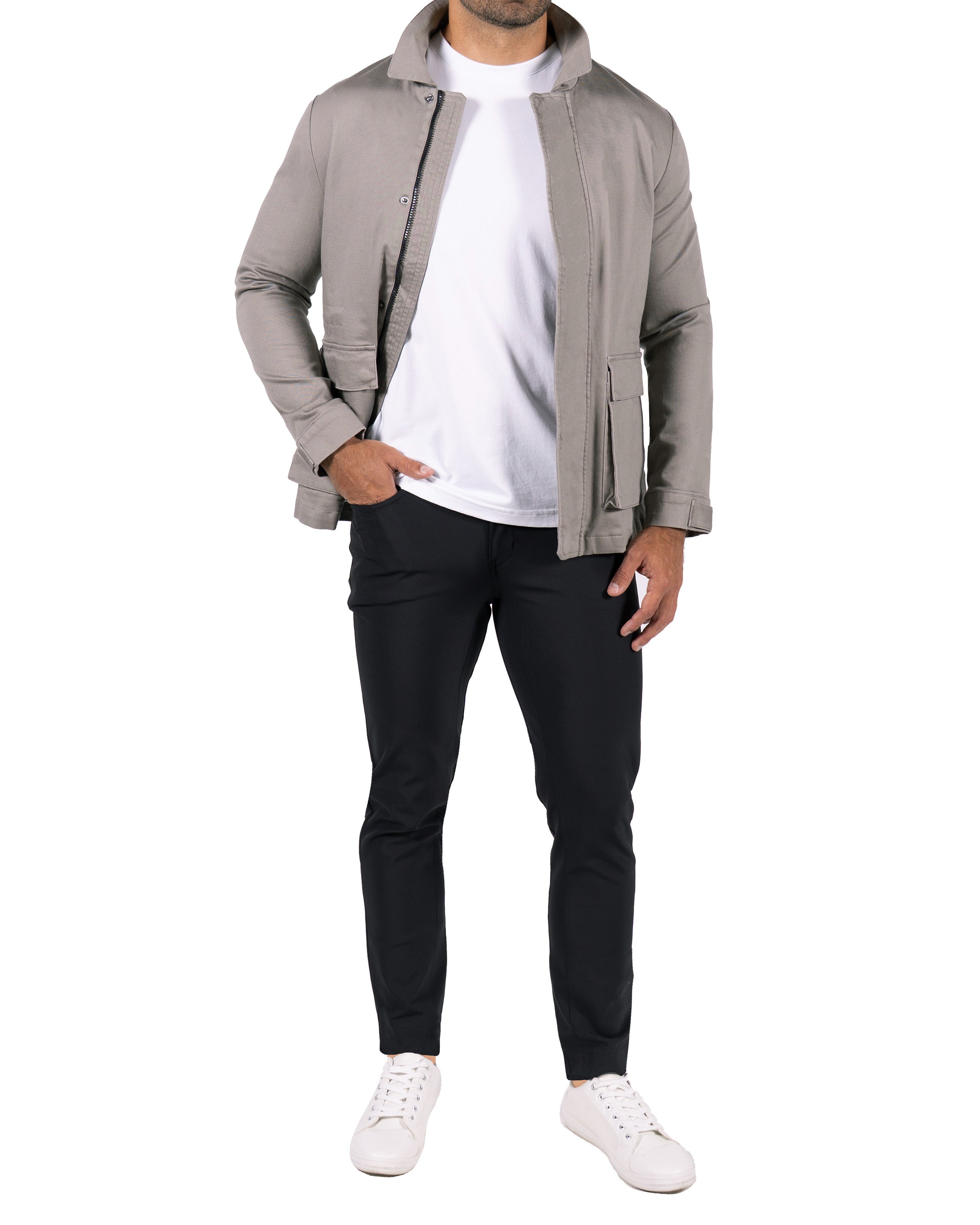 Utility Jacket - Stone Grey