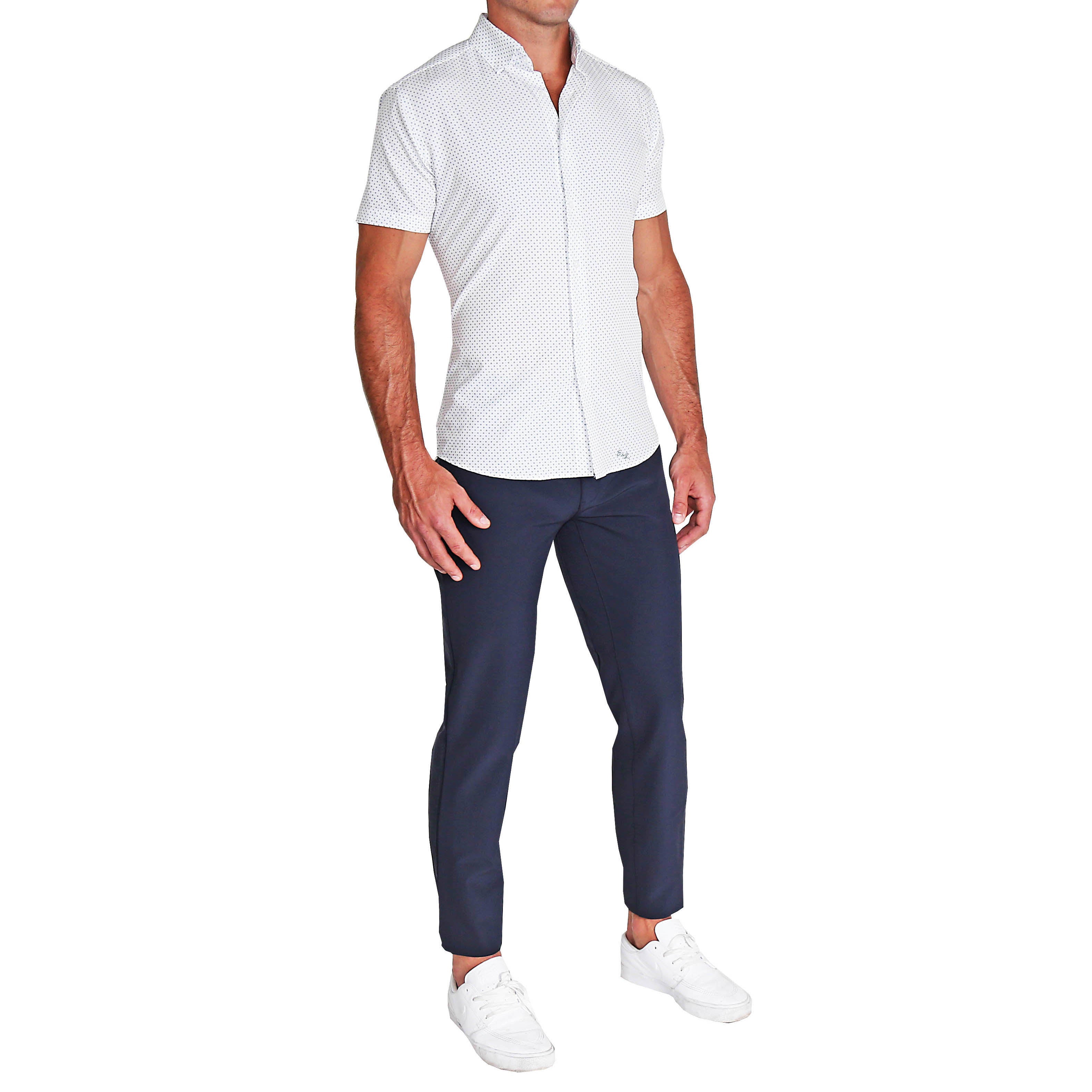 ''The Axwell'' Black Circle With Dots