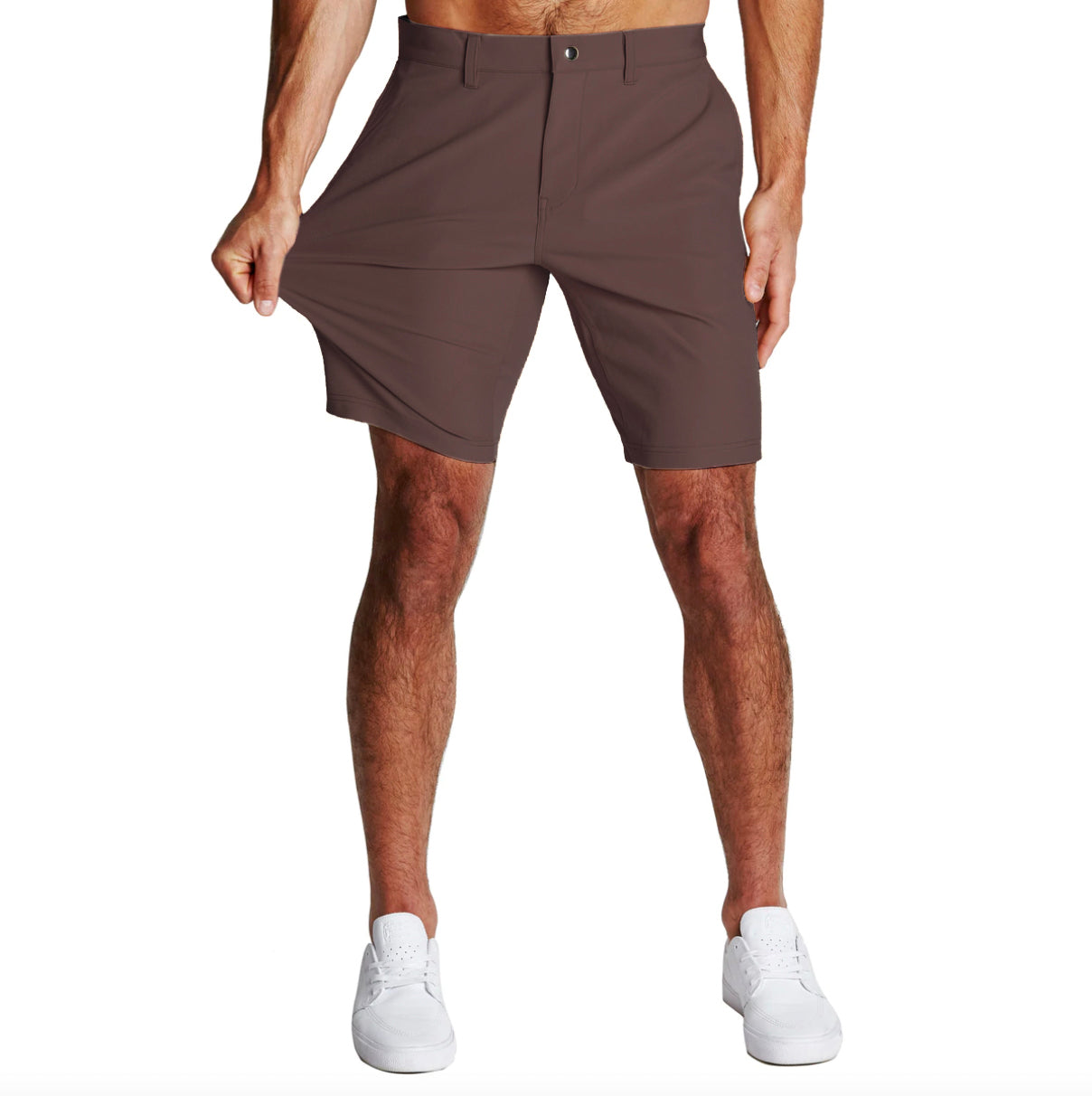 Athletic Fit Shorts - Brown