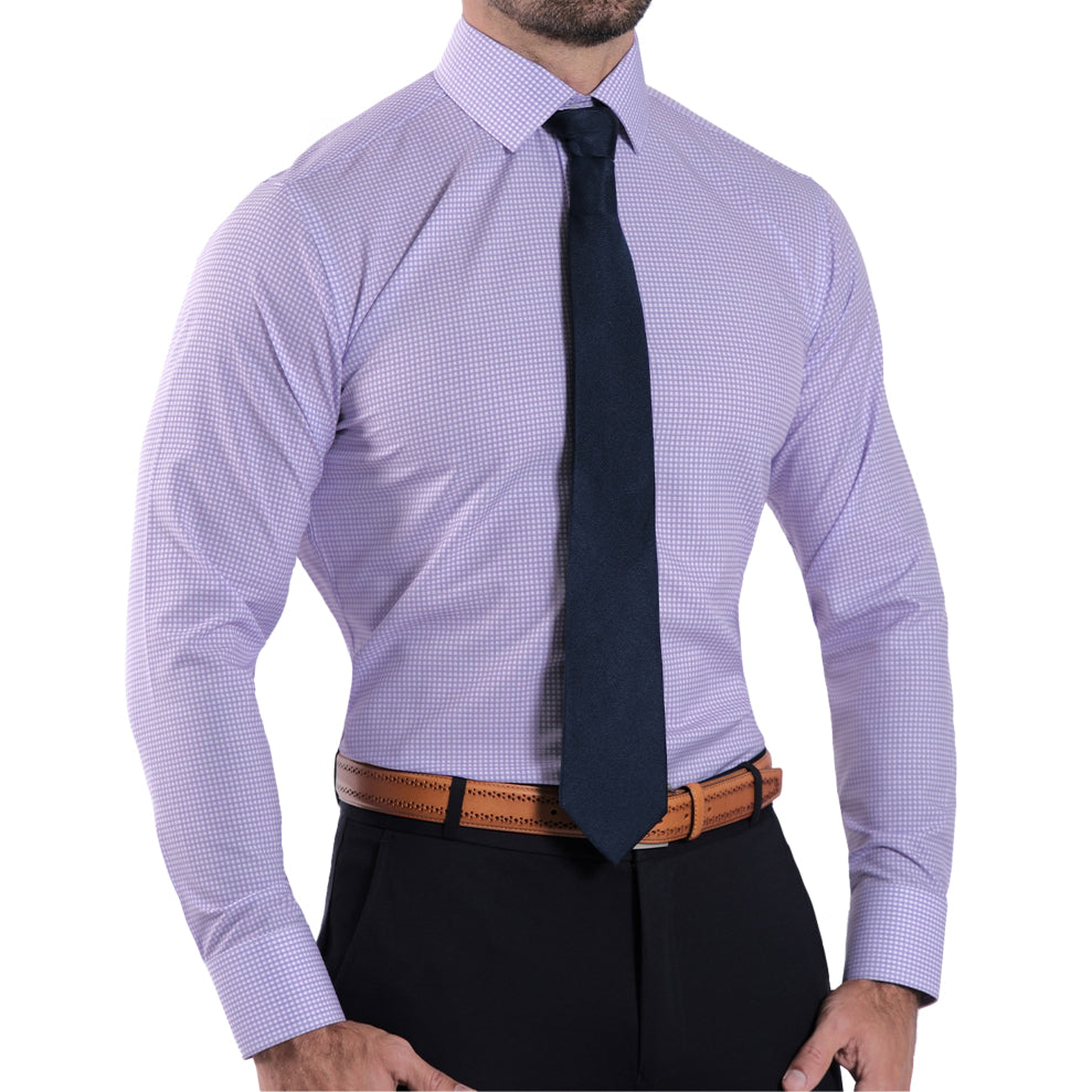 "The Valentine" Lilac Mini Check