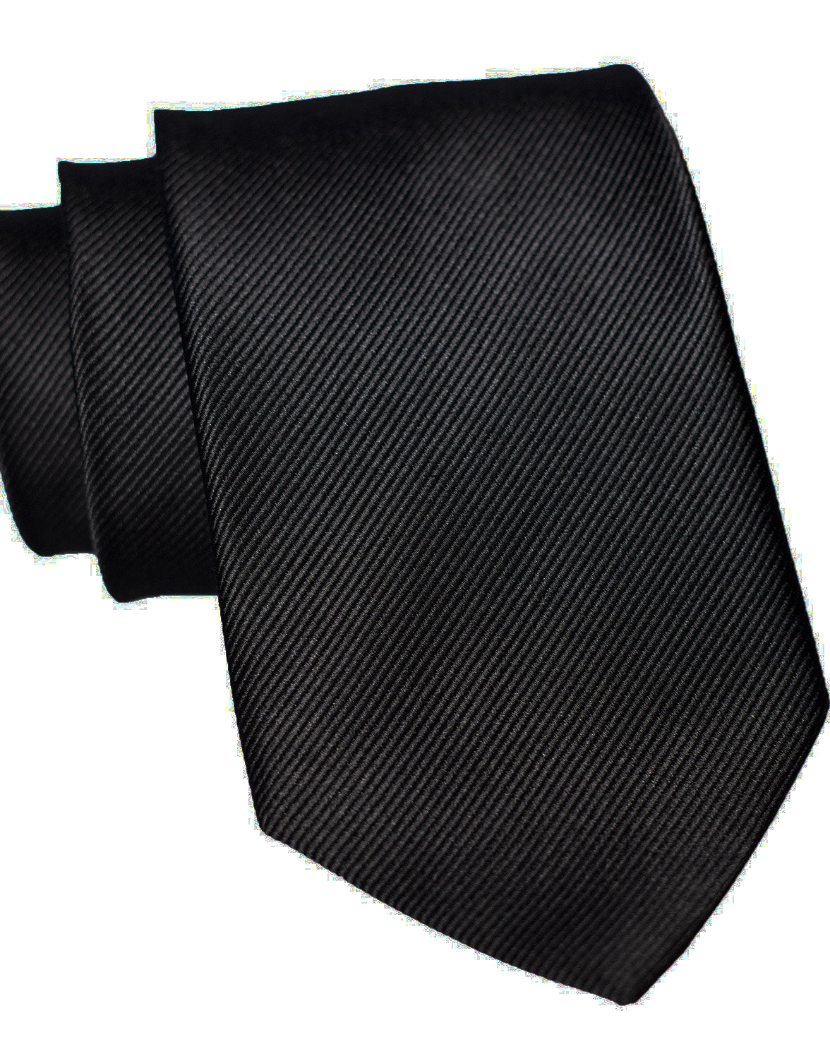 Black Woven Silk Tie
