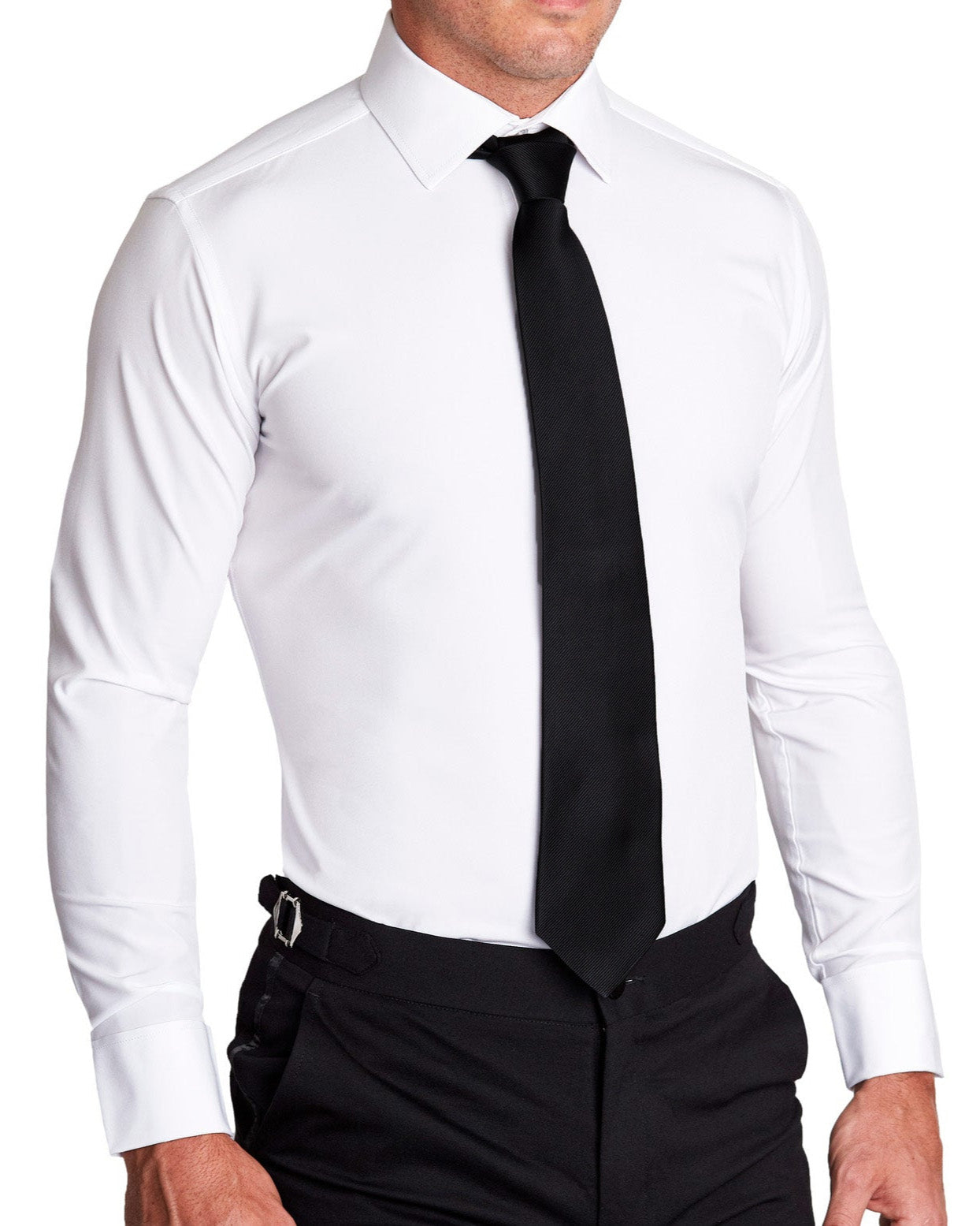 Black Woven Silk Tie