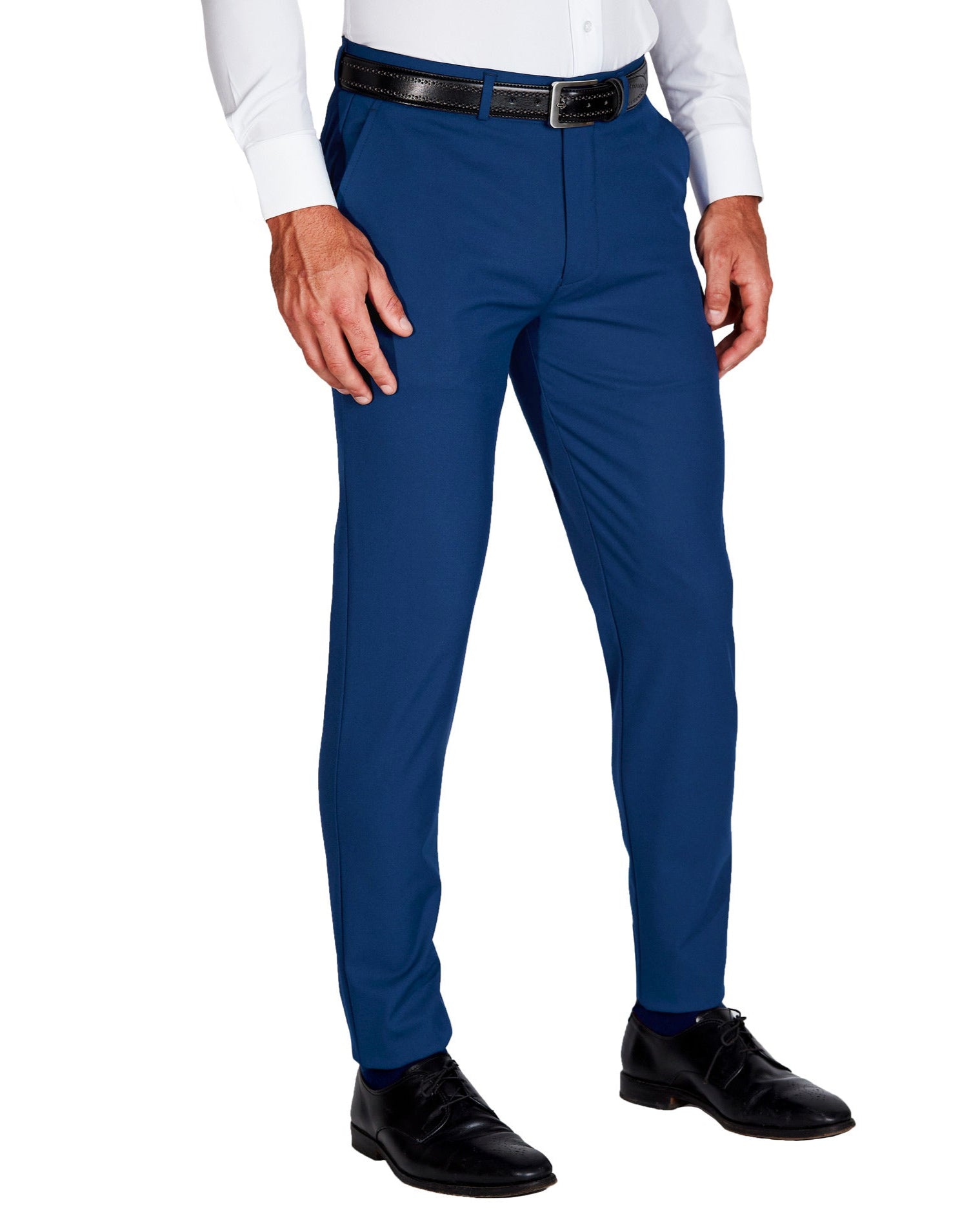 Athletic Fit Stretch Suit - Solid Royal Blue