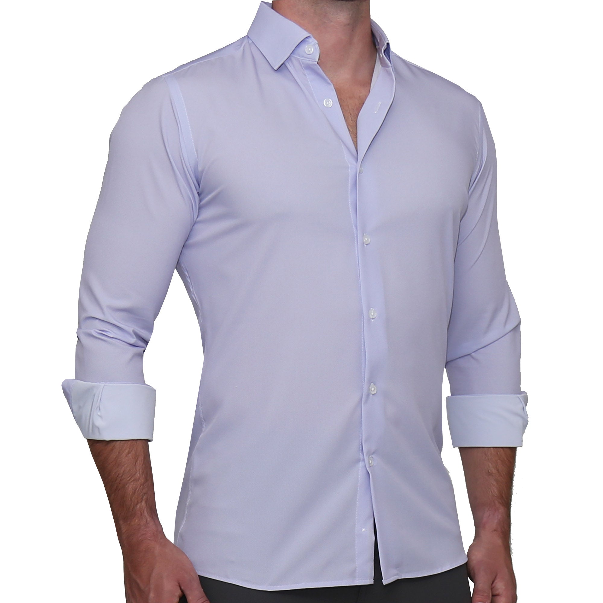 ''The Melrose" Light Purple Weave - Classic Fit