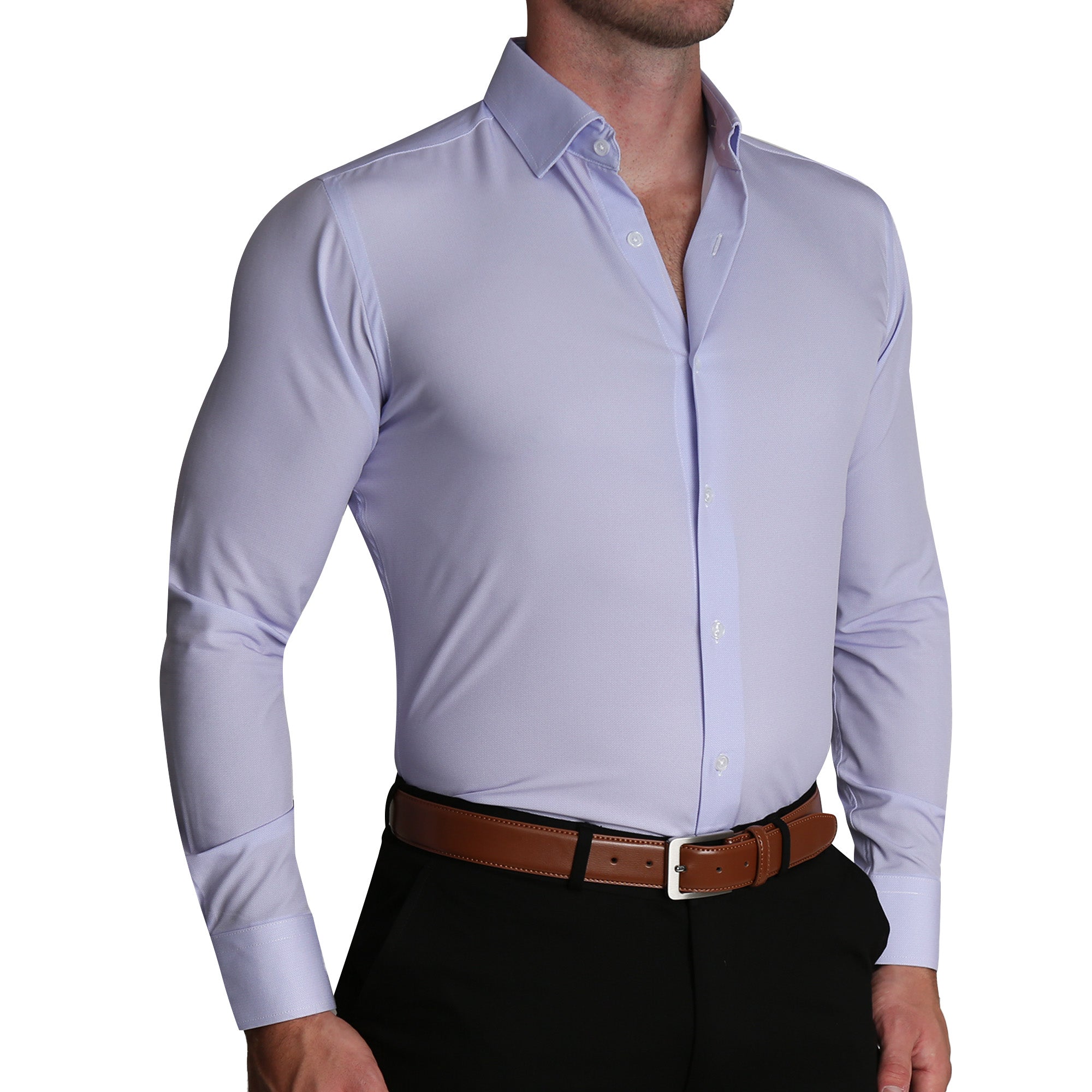 ''The Melrose" Light Purple Weave - Classic Fit