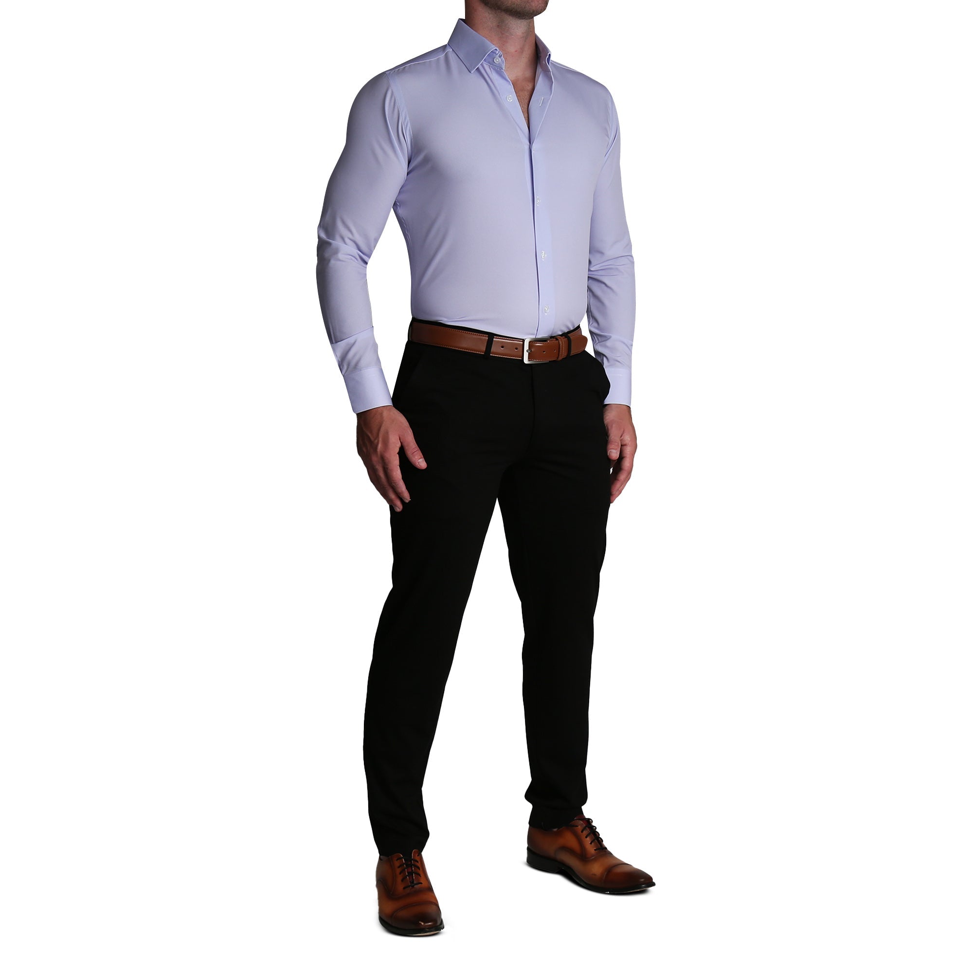 ''The Melrose" Light Purple Weave - Classic Fit