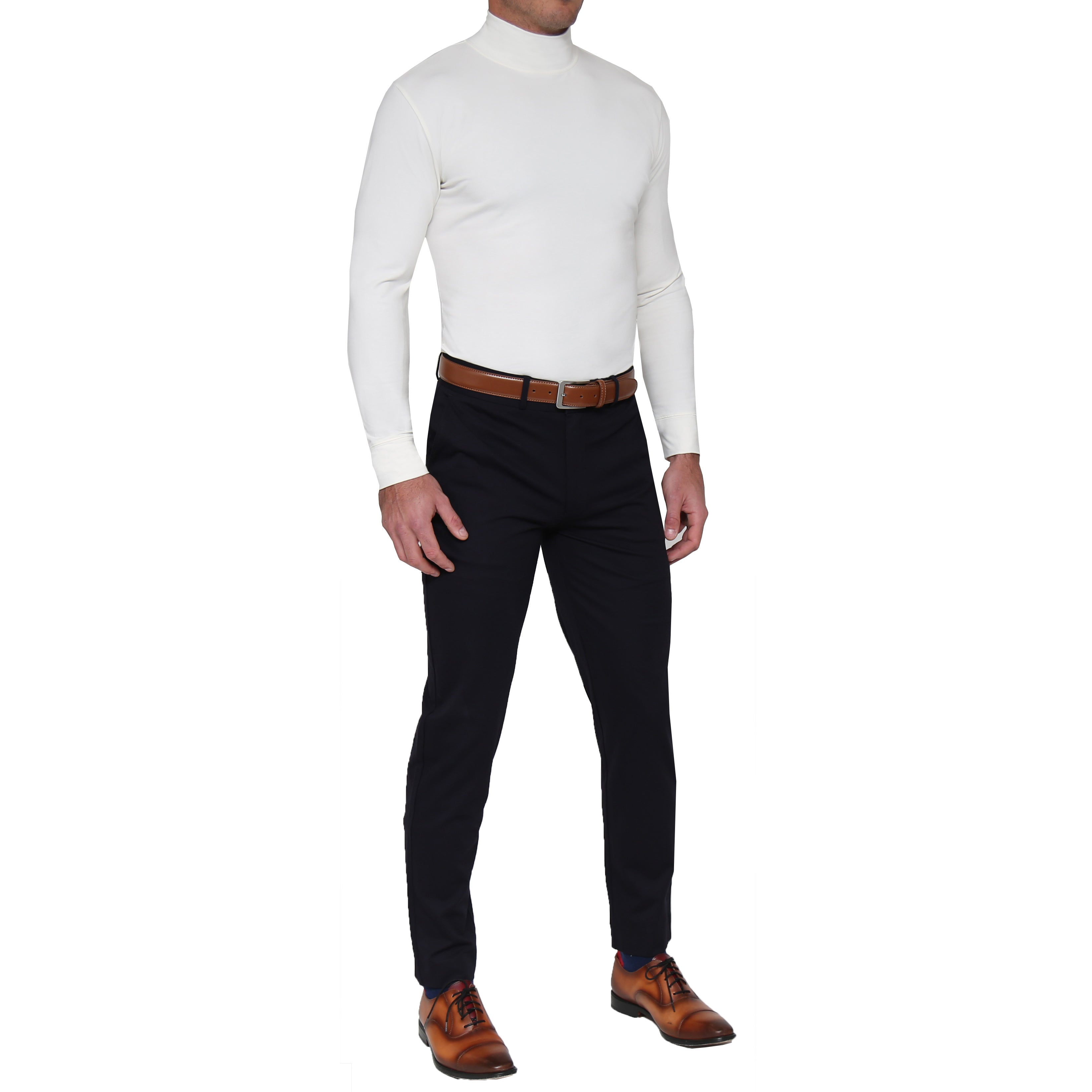 Mock Turtleneck - Cream