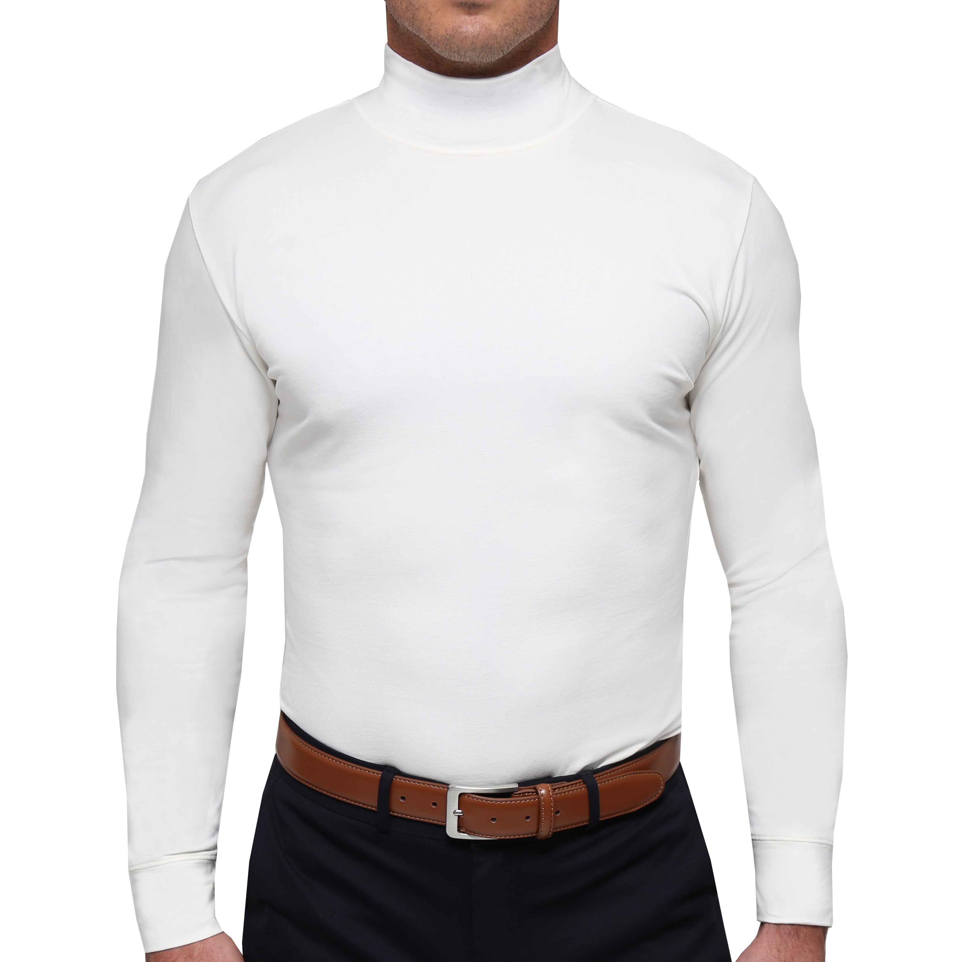 Mock Turtleneck - Cream