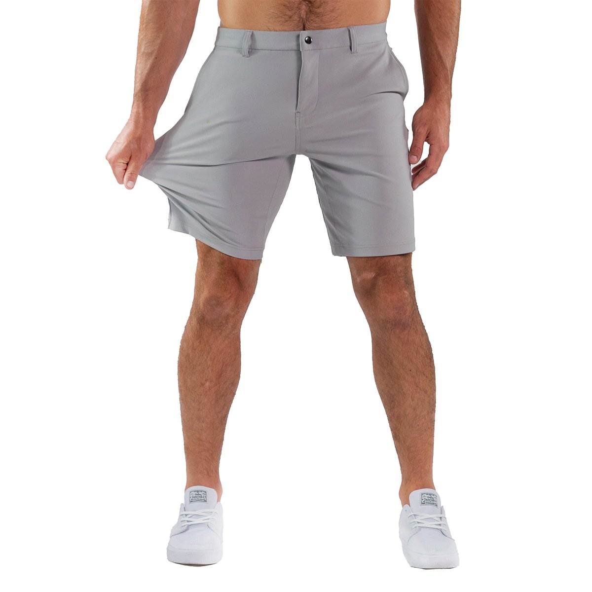 Athletic Fit Shorts - Light Grey