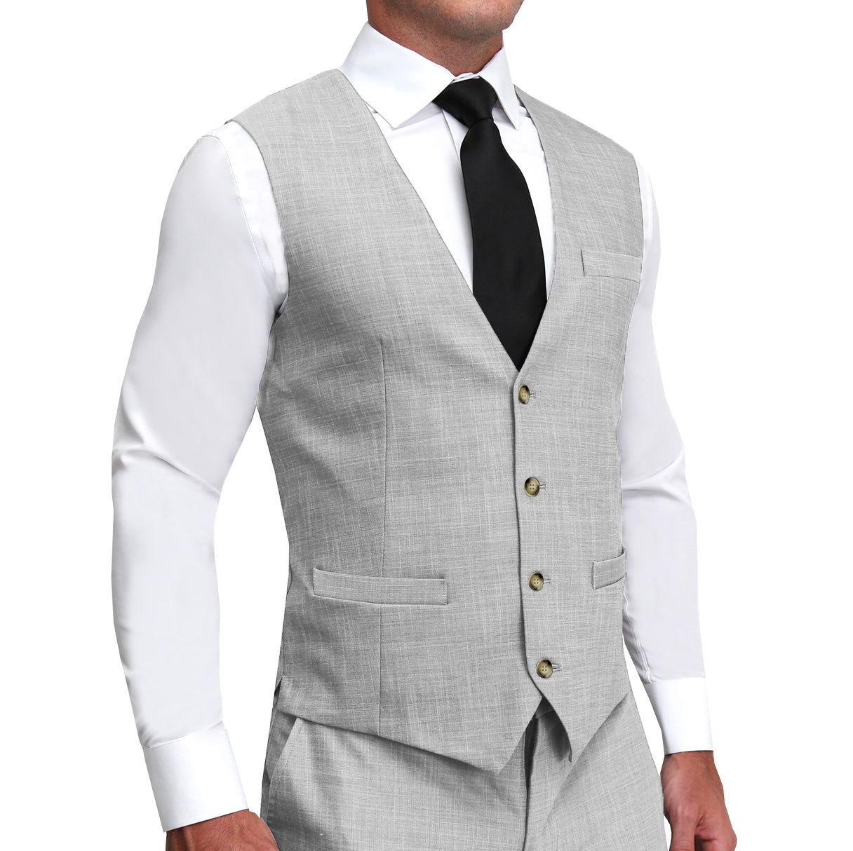 Athletic Fit Stretch Suit Vest