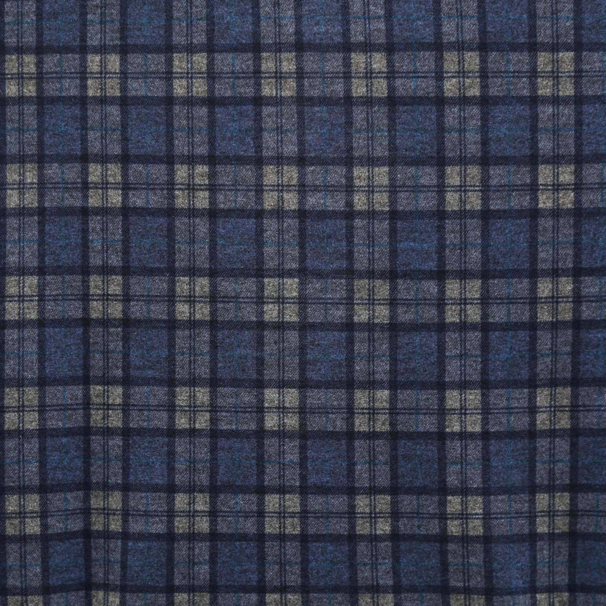 "The Gregory" Blue, Tan, & Teal Plaid Button Down