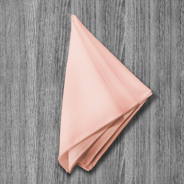 "The Herbert" Solid Pink Pocket Square