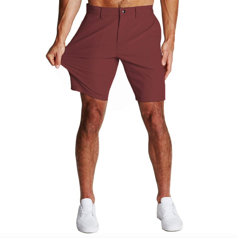 Athletic Fit Shorts - Maroon