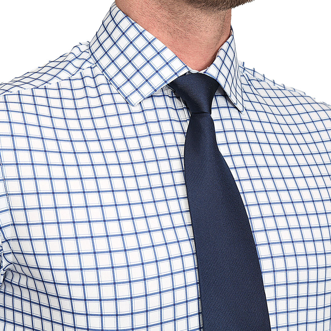 "The Elias" Light Navy Windowpane