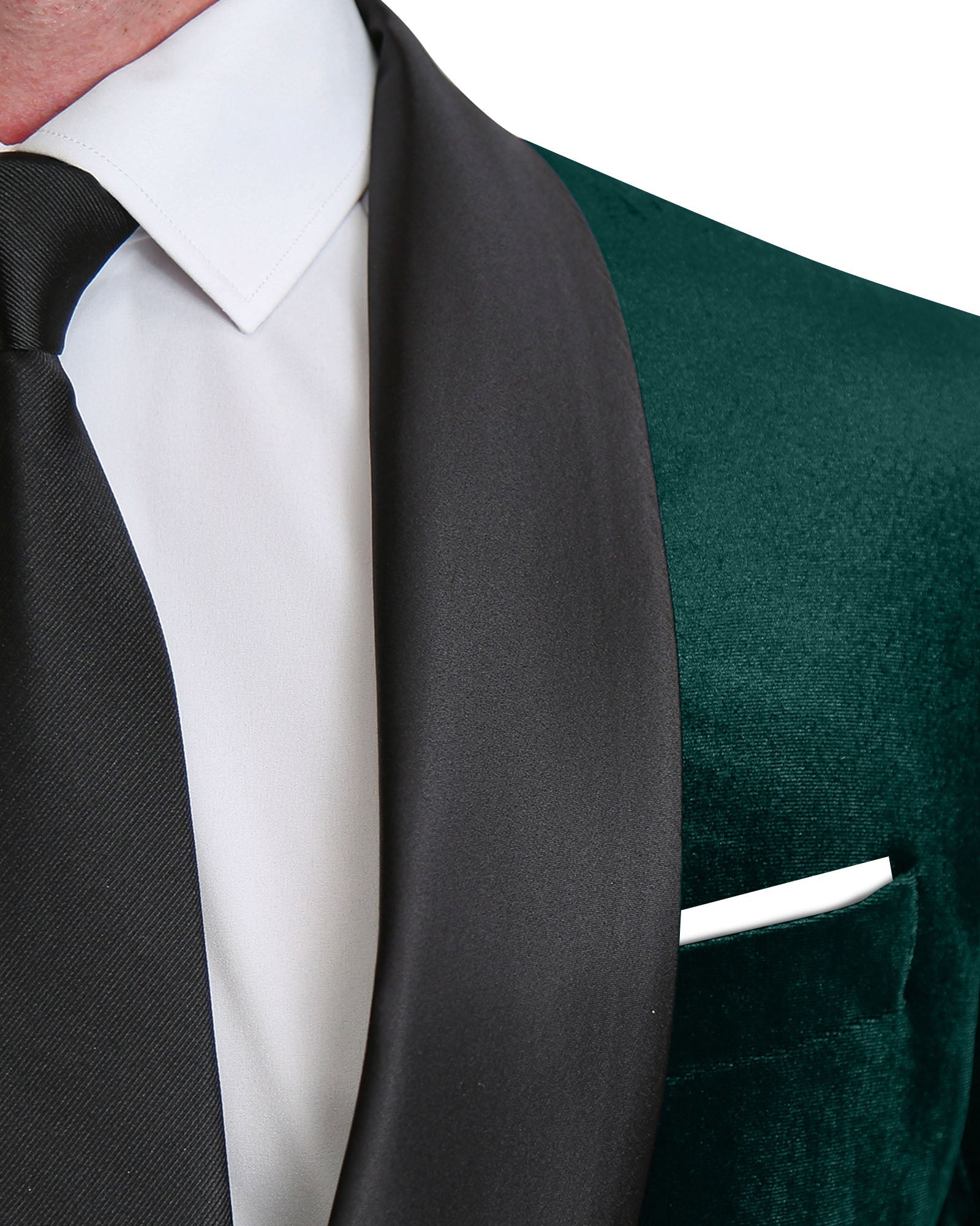 Athletic Fit Stretch Tuxedo - Green Velvet