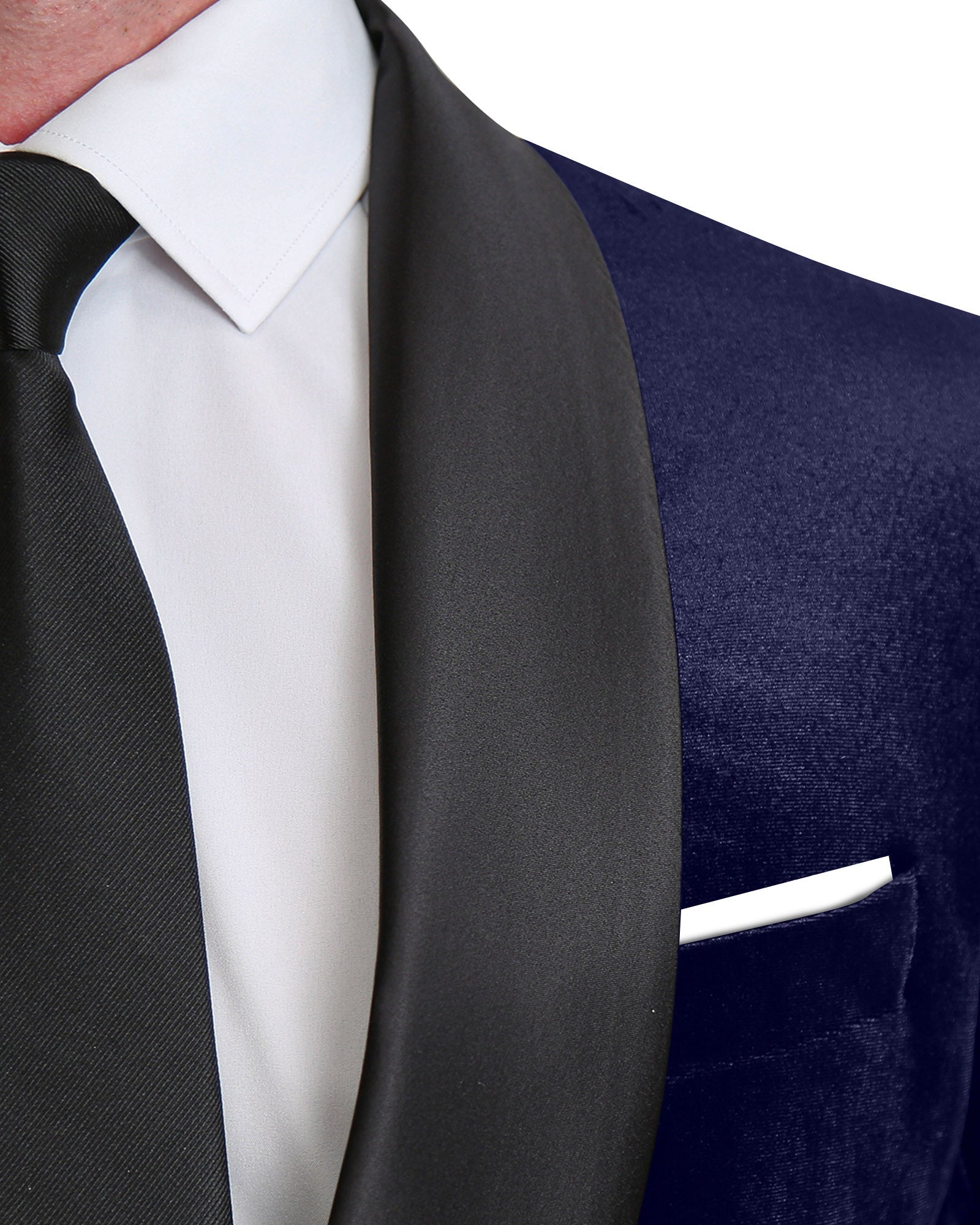 Athletic Fit Stretch Tuxedo - Navy Velvet