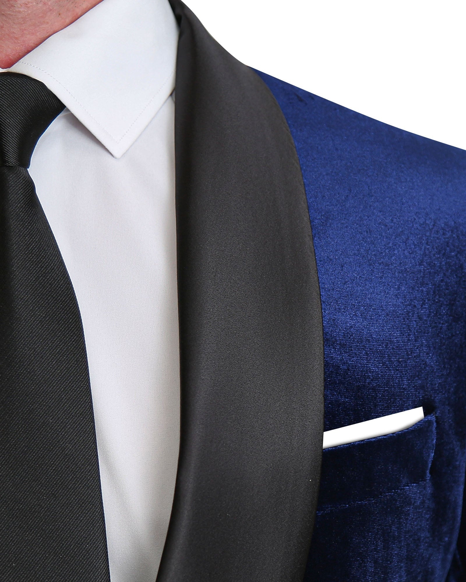 Athletic Fit Stretch Tuxedo - Blue Velvet