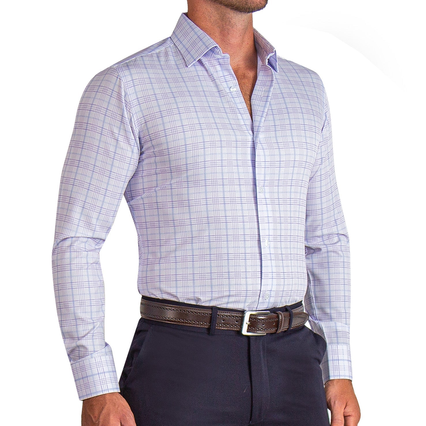 "The Lavender" Light & Dark Purple Plaid