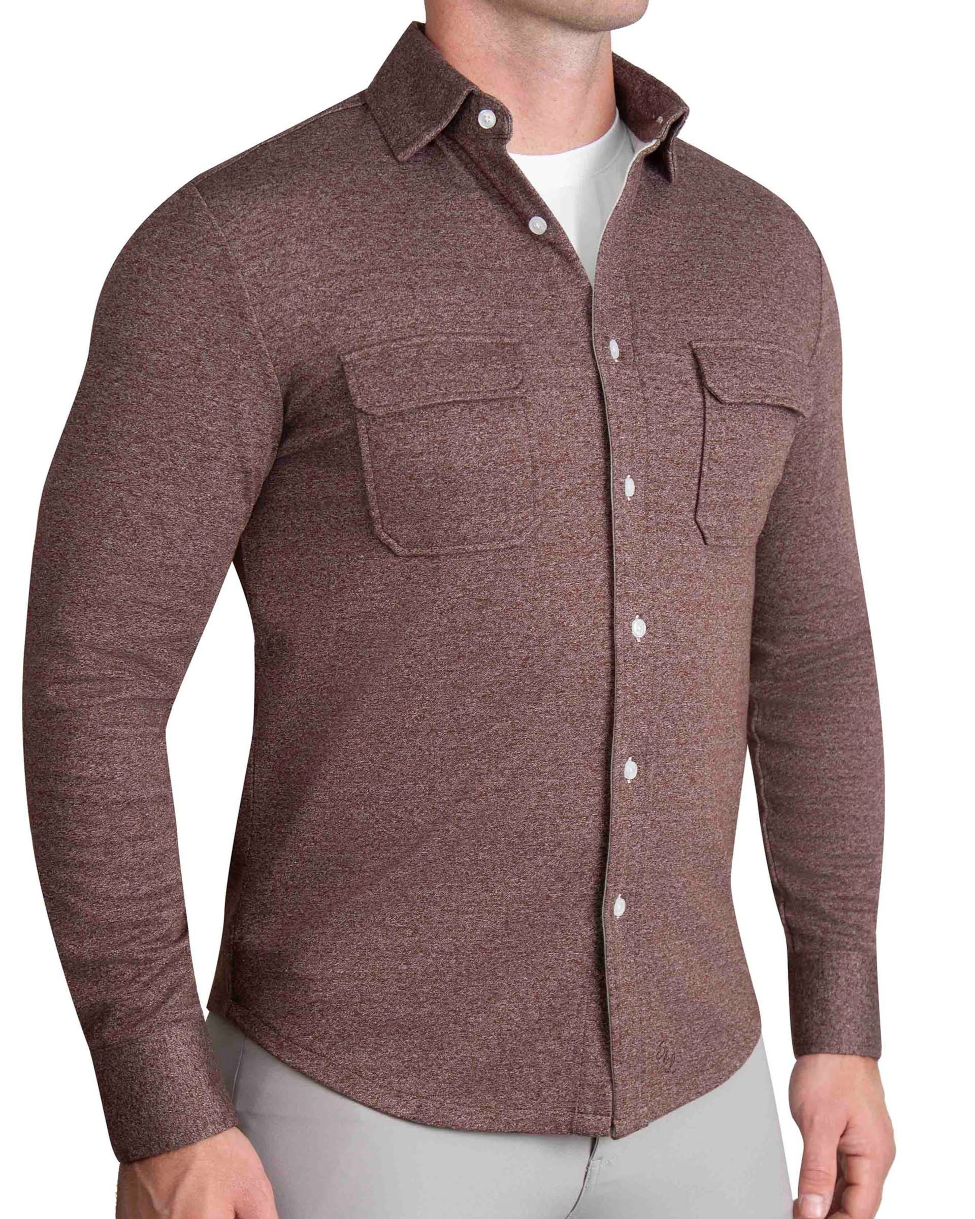 Patch Pocket Button Down - Brown