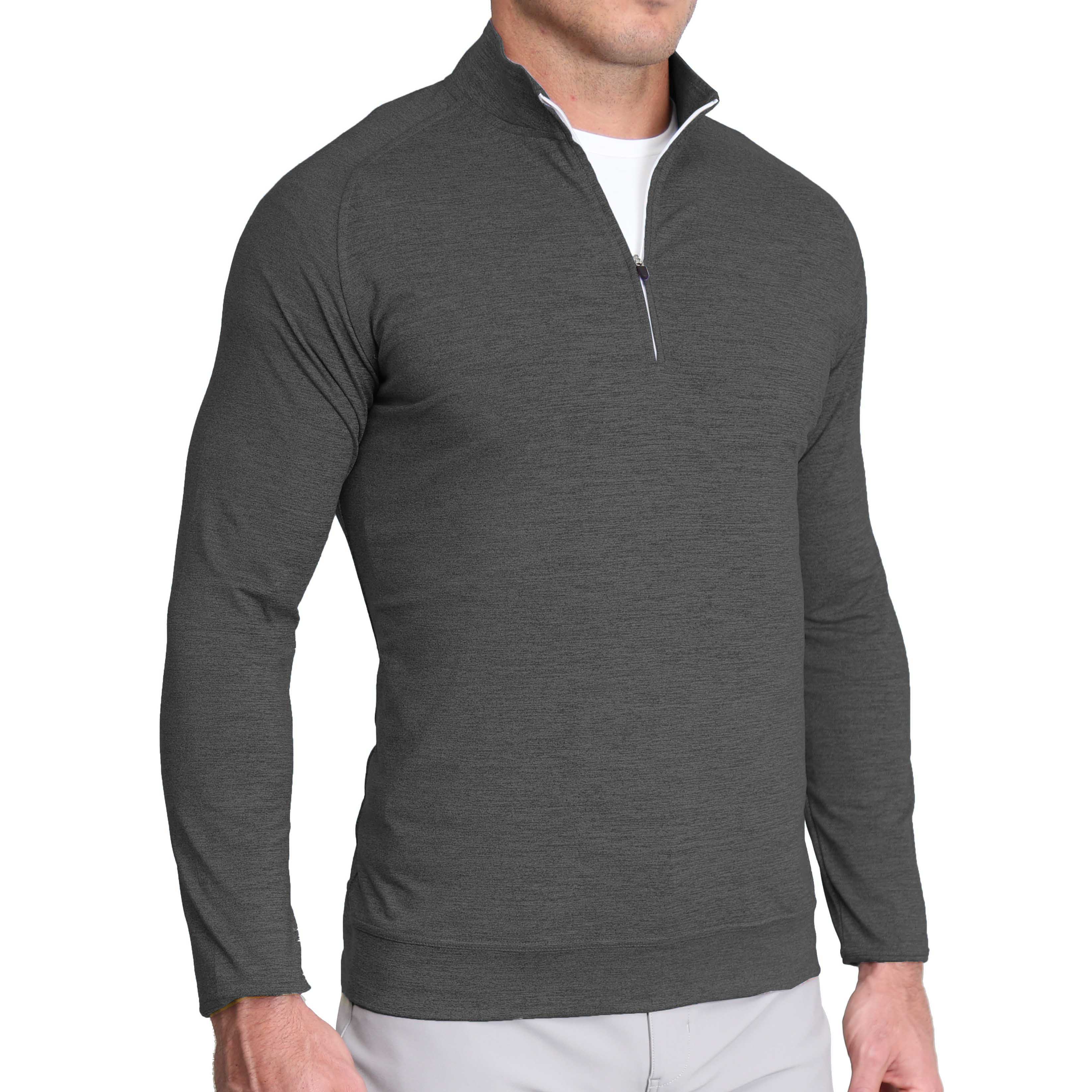 Tech Quarter Zip - Charcoal