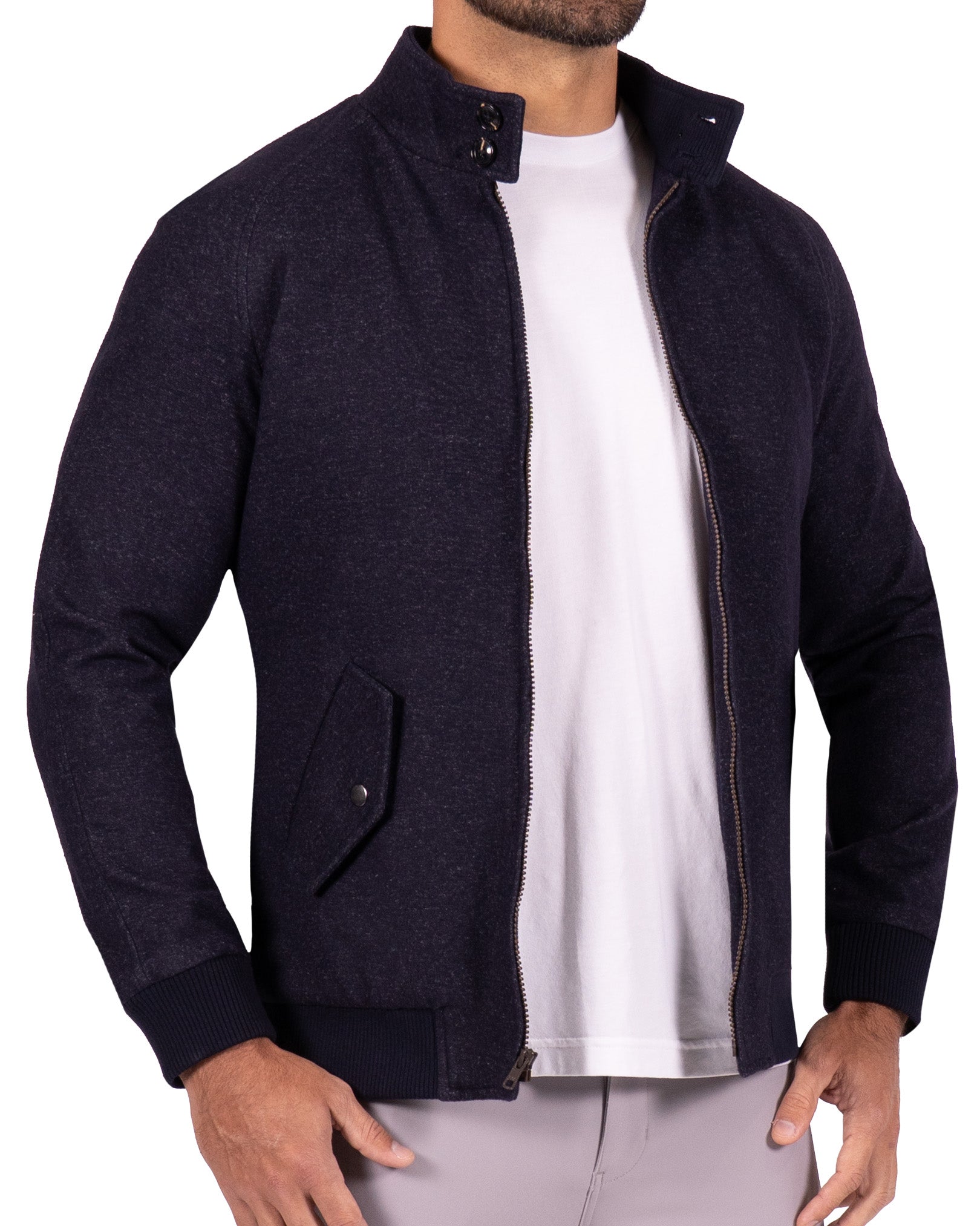 Brushed Bomber - Navy