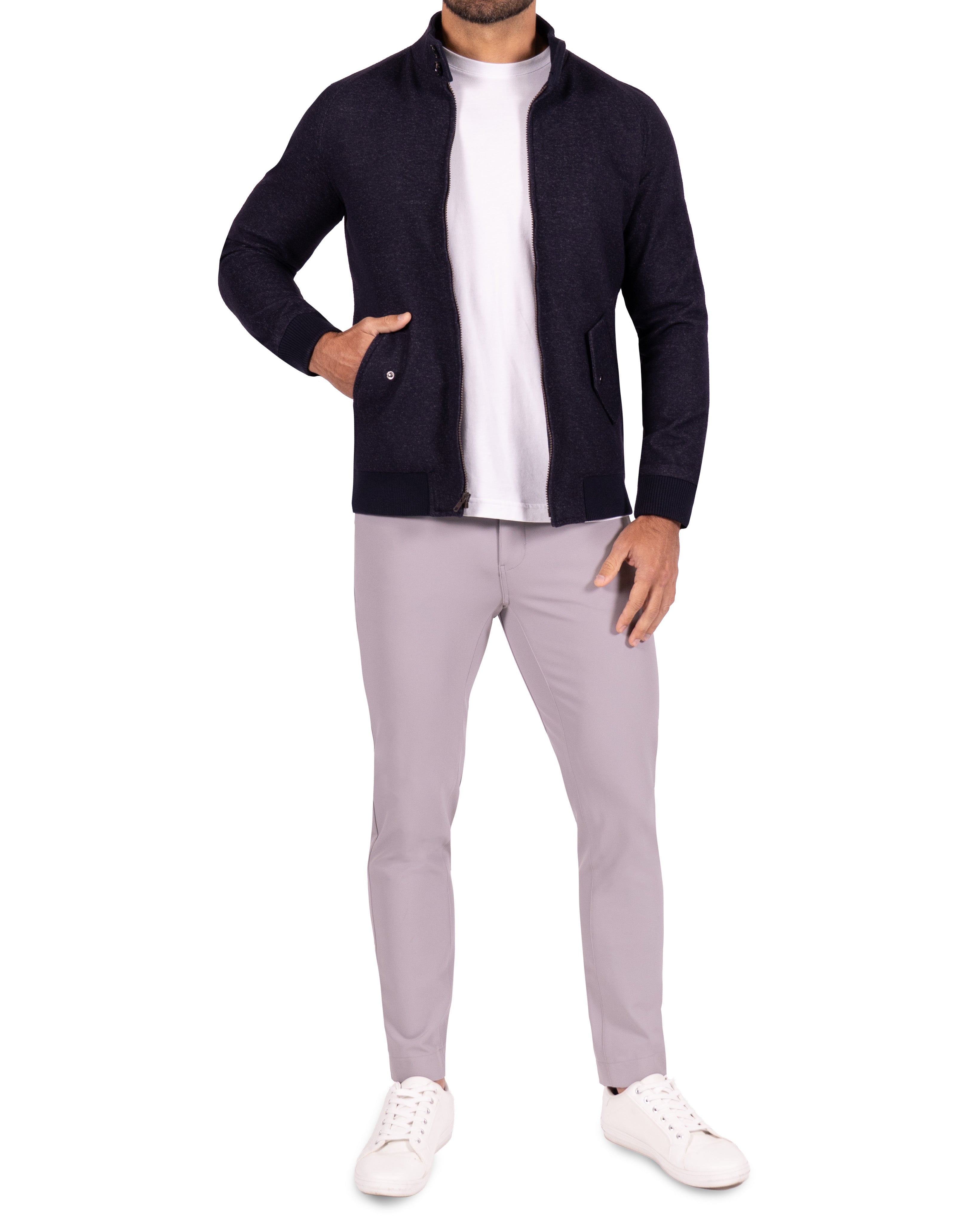 Brushed Bomber - Navy