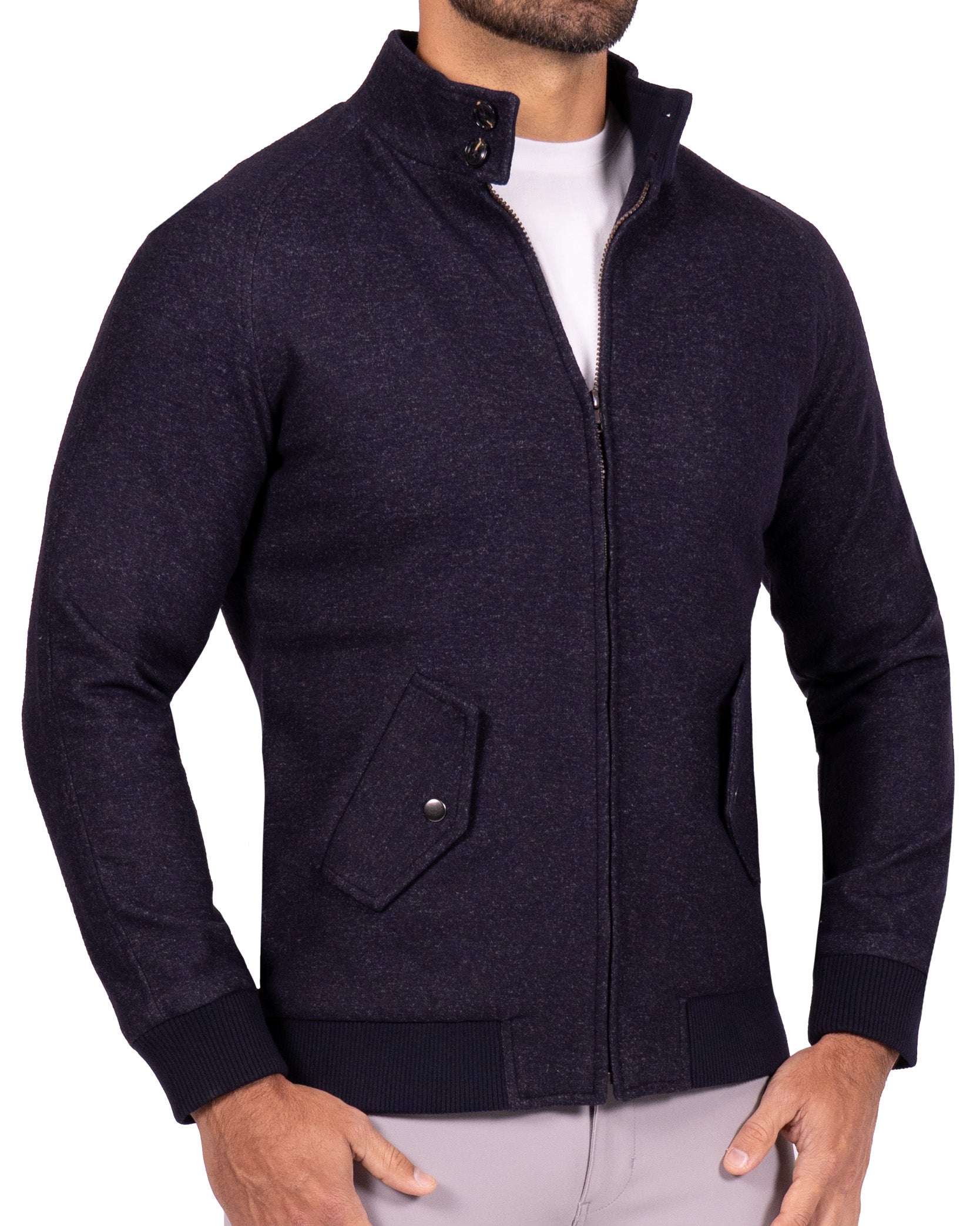 Brushed Bomber - Navy