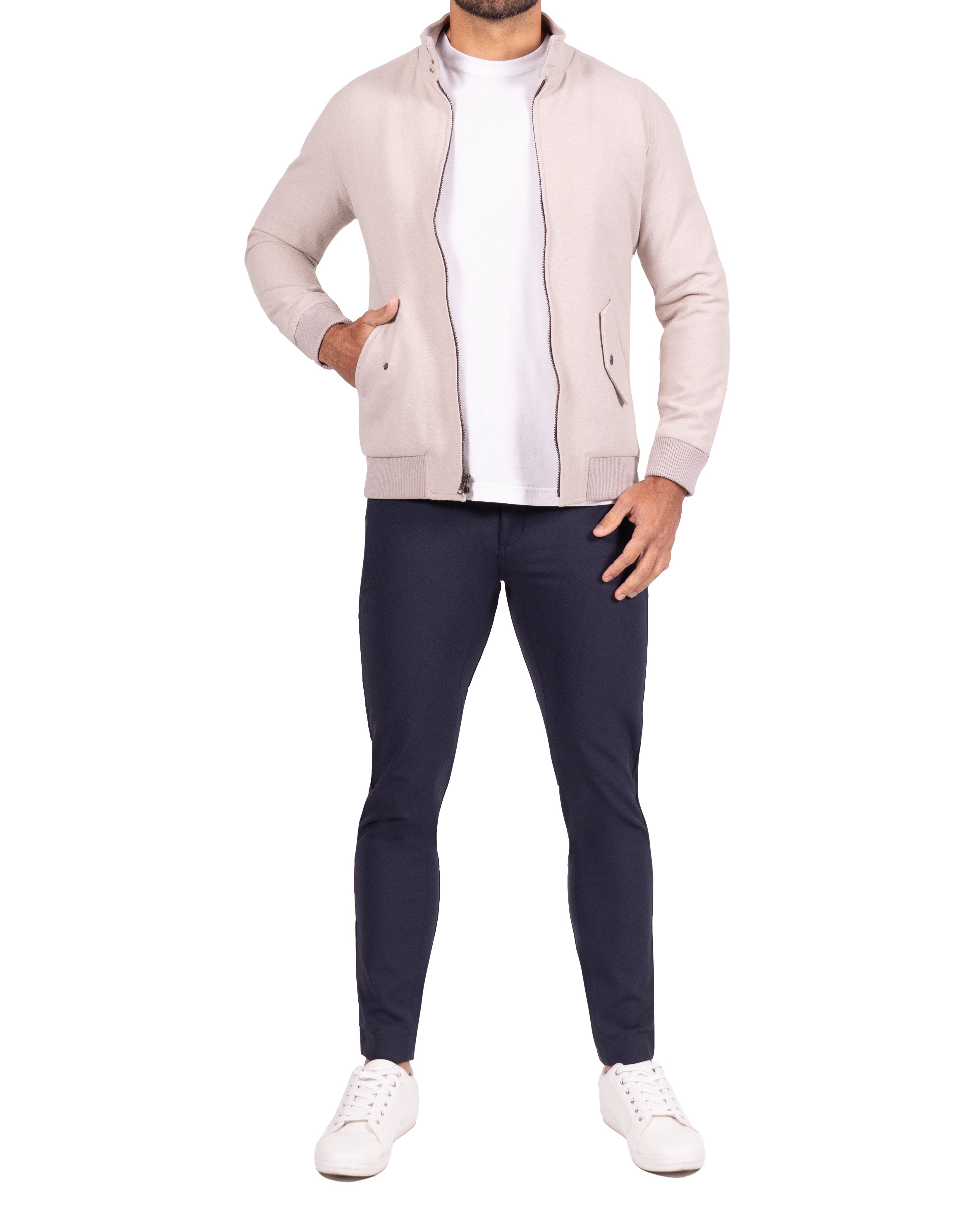 Brushed Bomber - Tan