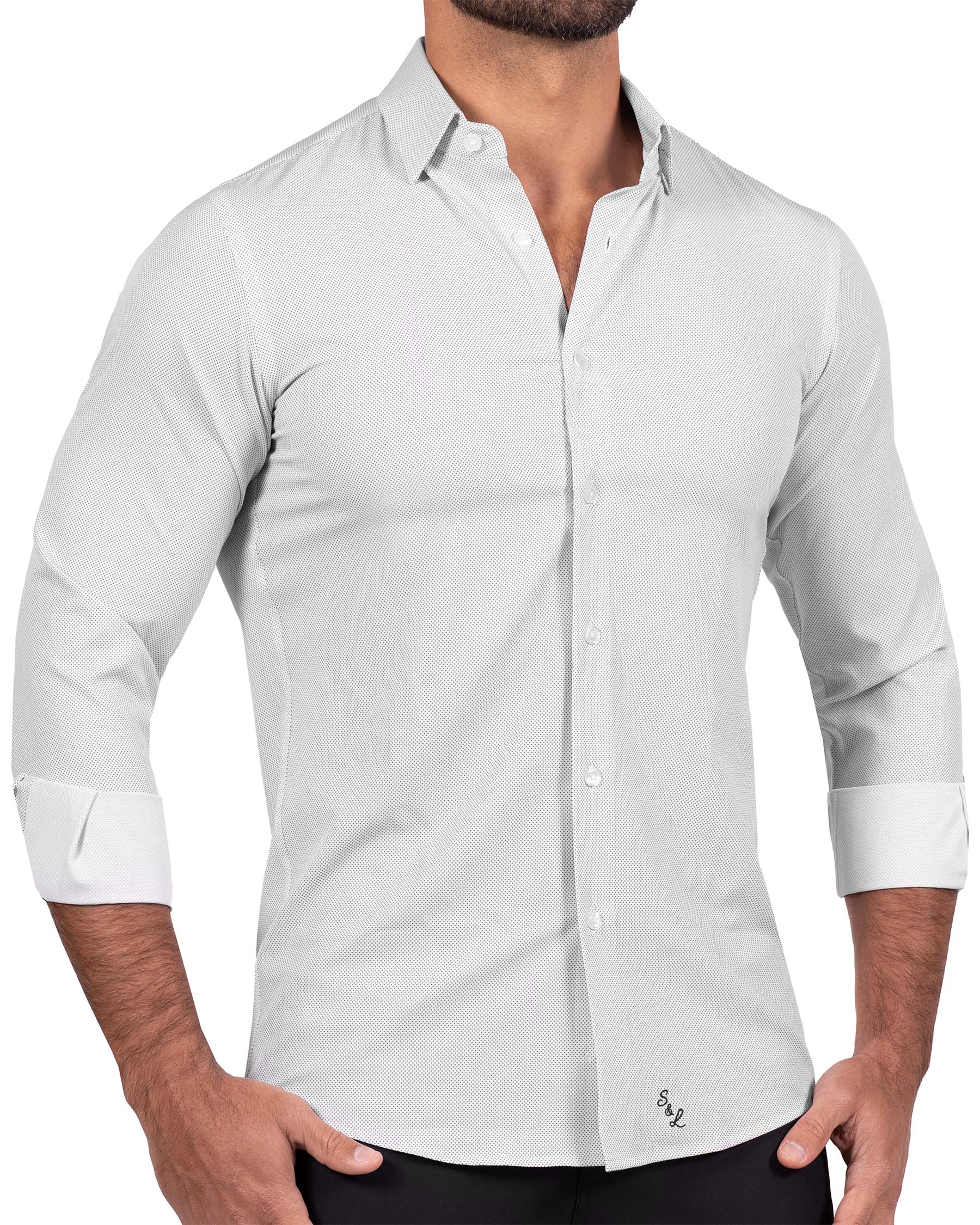 "The Ghost" White & Black Mini Dot