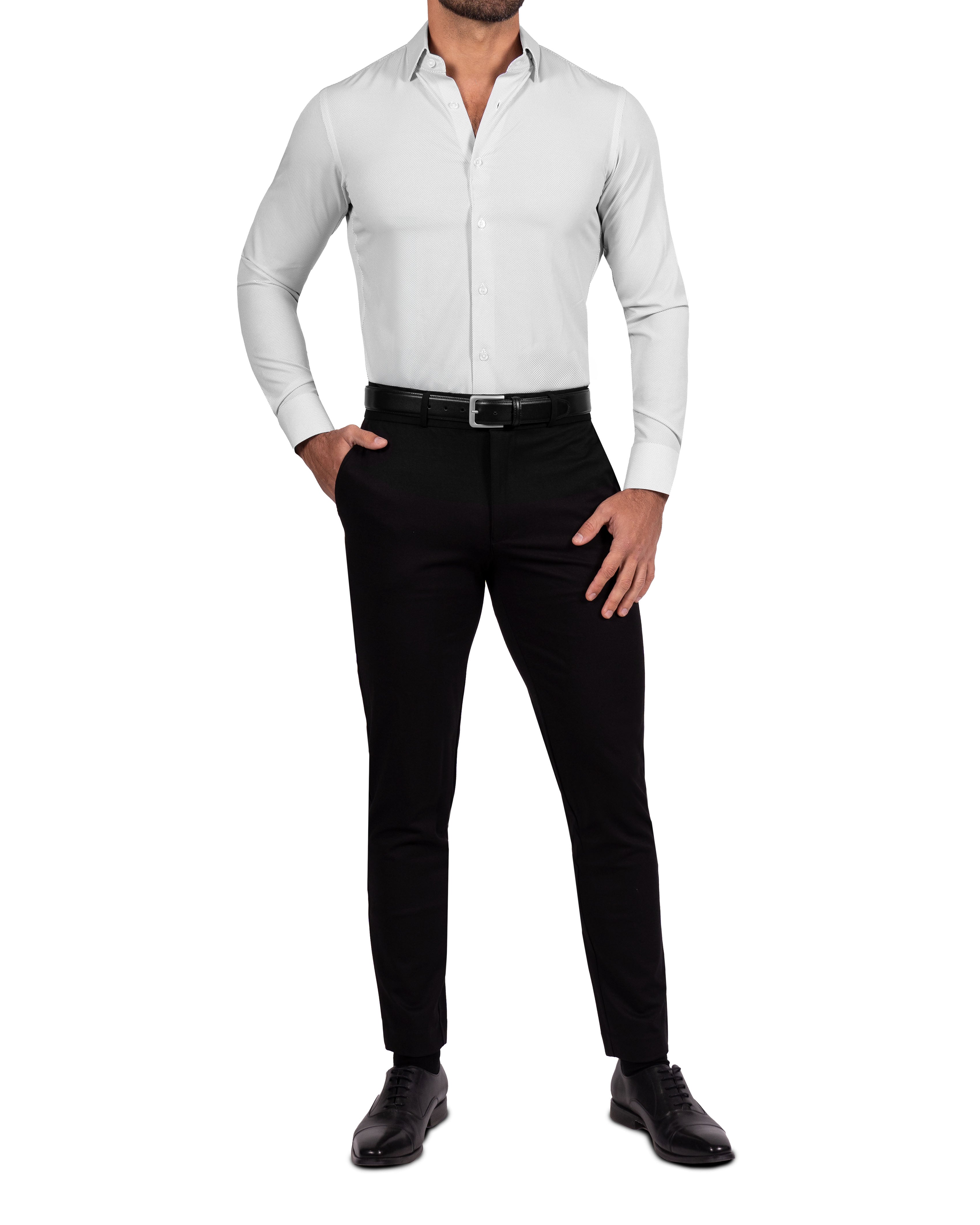 "The Ghost" White & Black Mini Dot